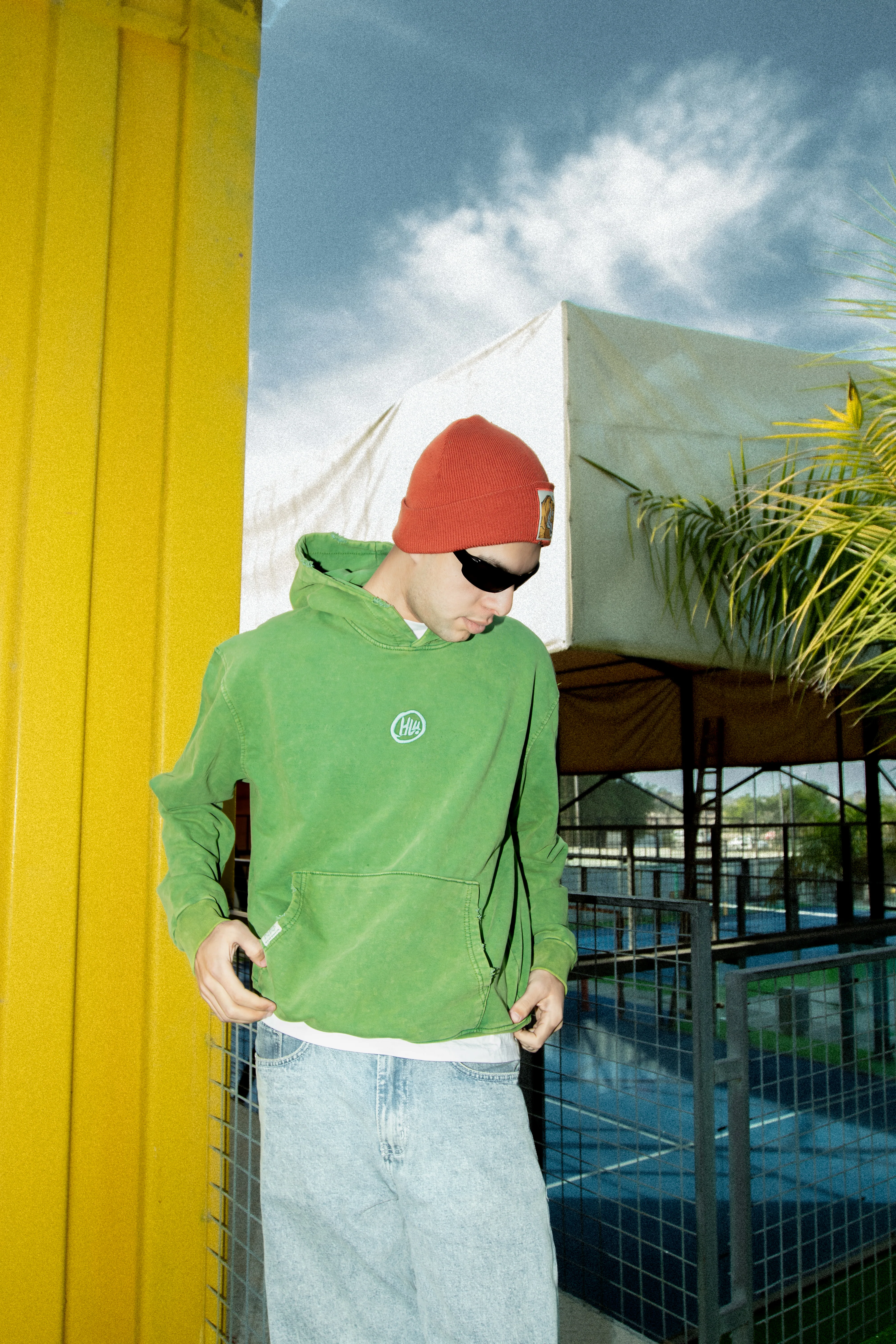 ACID HOODIE GREEN - Image 3