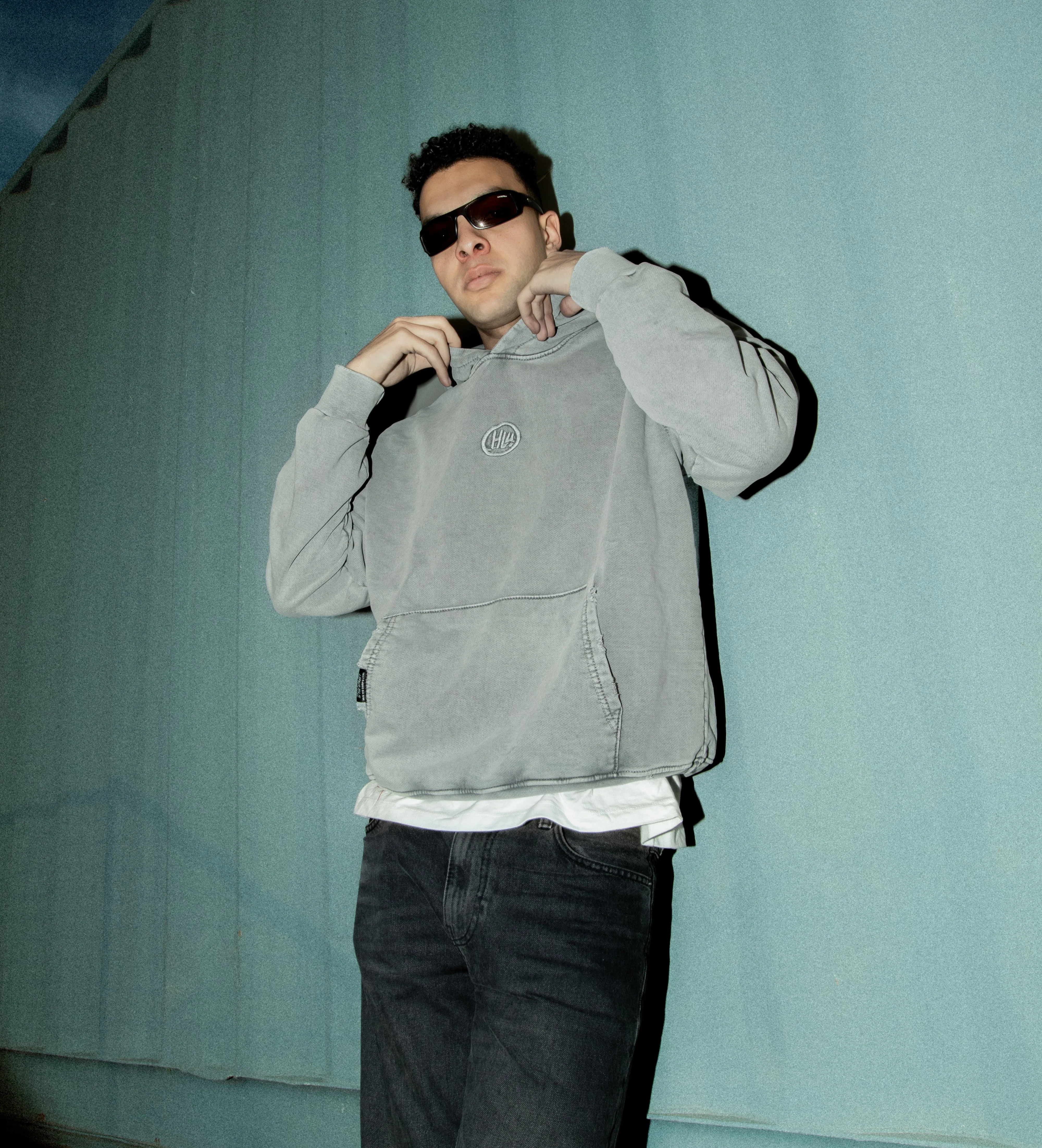 ACID HOODIE GREY