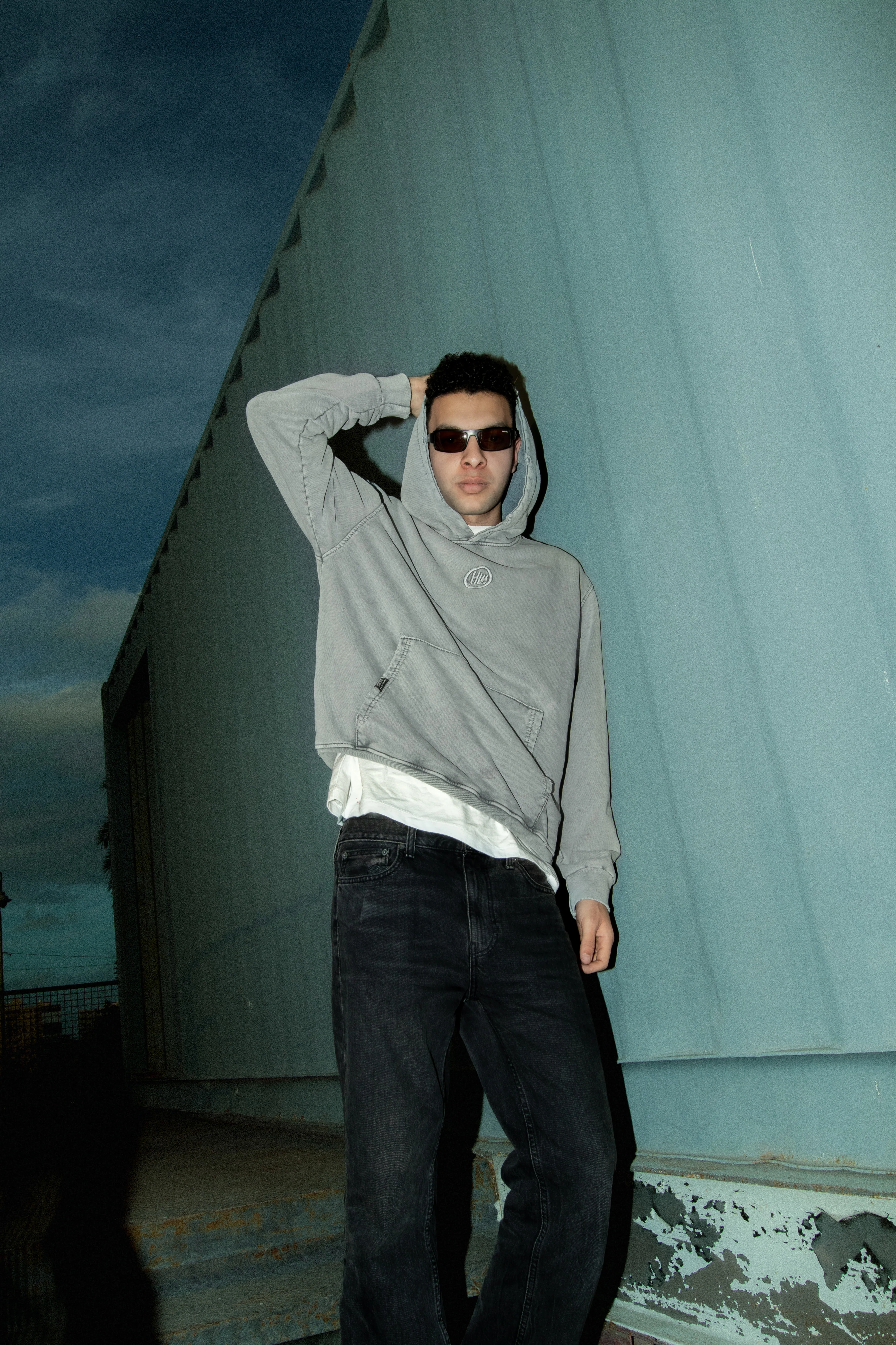 ACID HOODIE GREY - Image 2