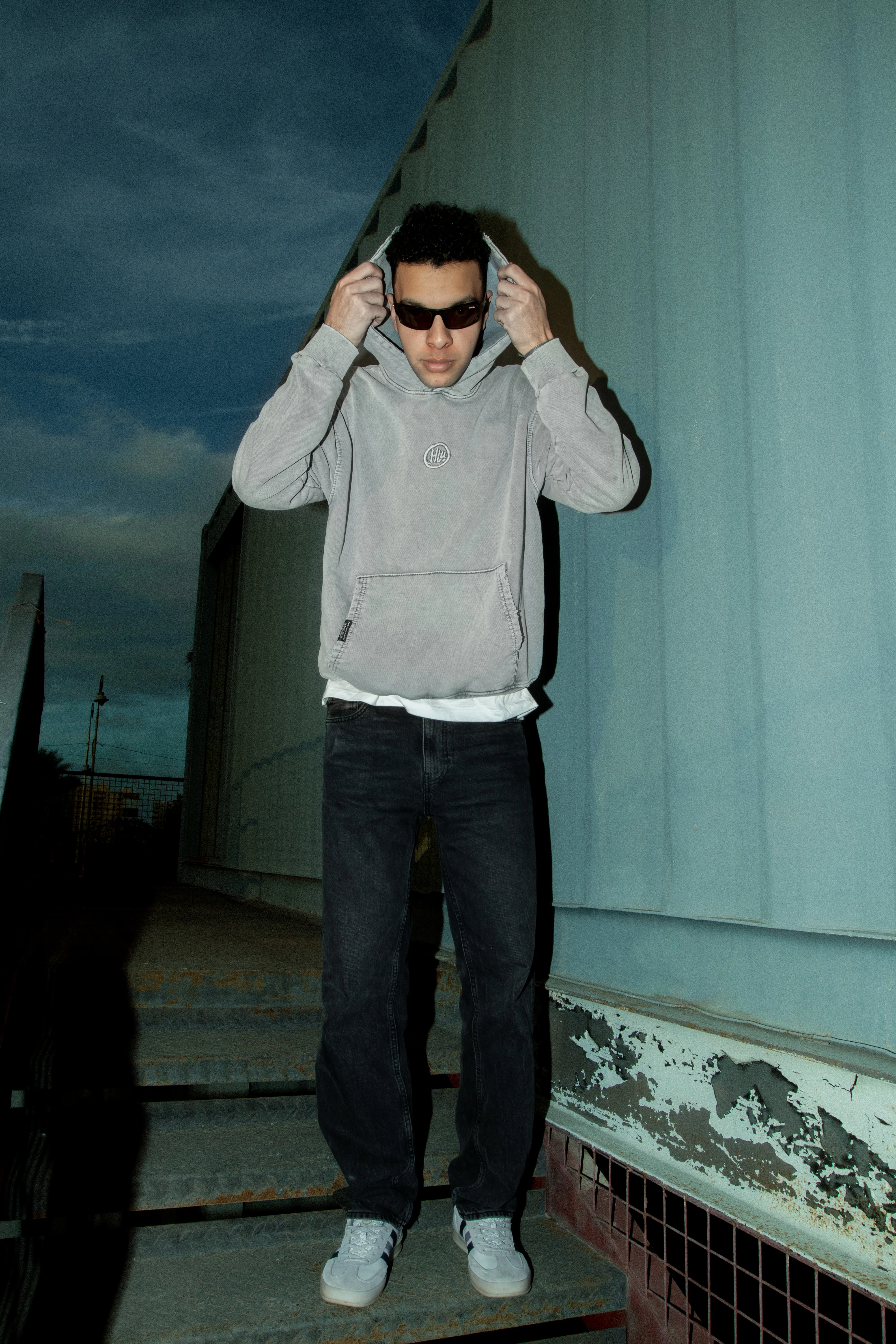 ACID HOODIE GREY - Image 4