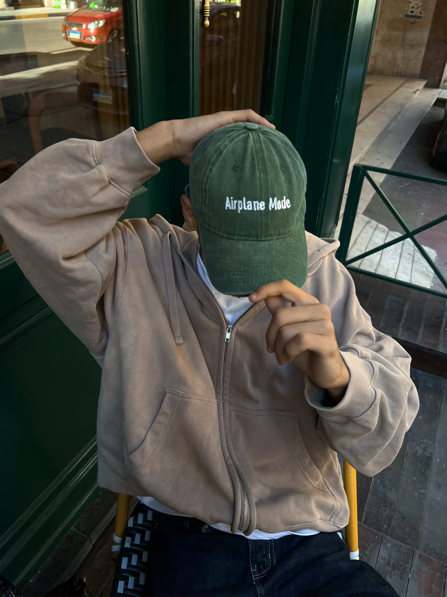 AIRPLANE MODE WASHED CAP - Image 3