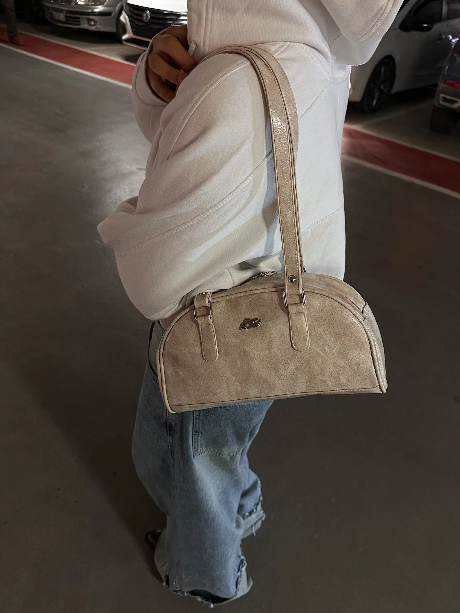 BOWLER BAG BEIGE - Image 3