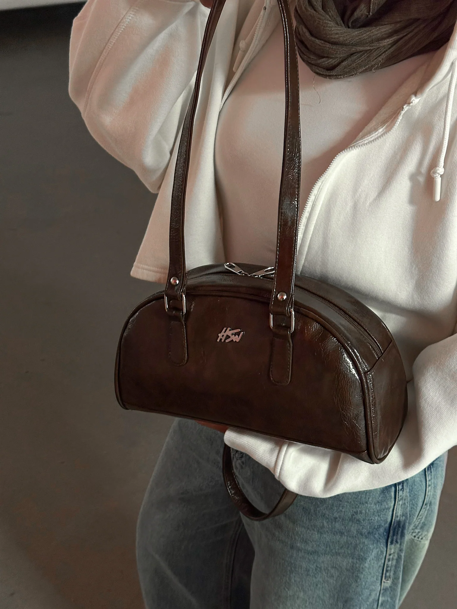BOWLER BAG BROWN - Image 2