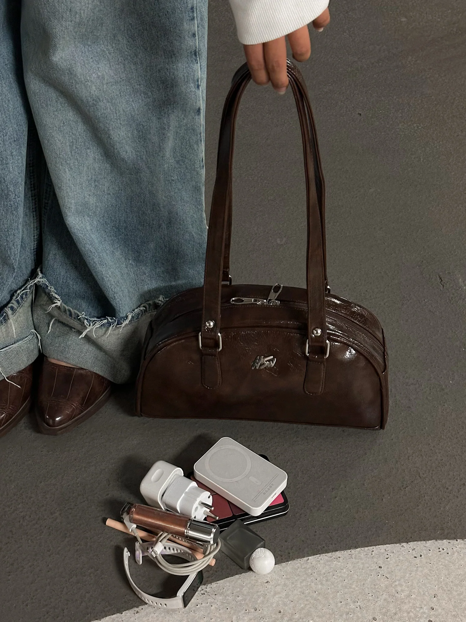 BOWLER BAG BROWN - Image 3
