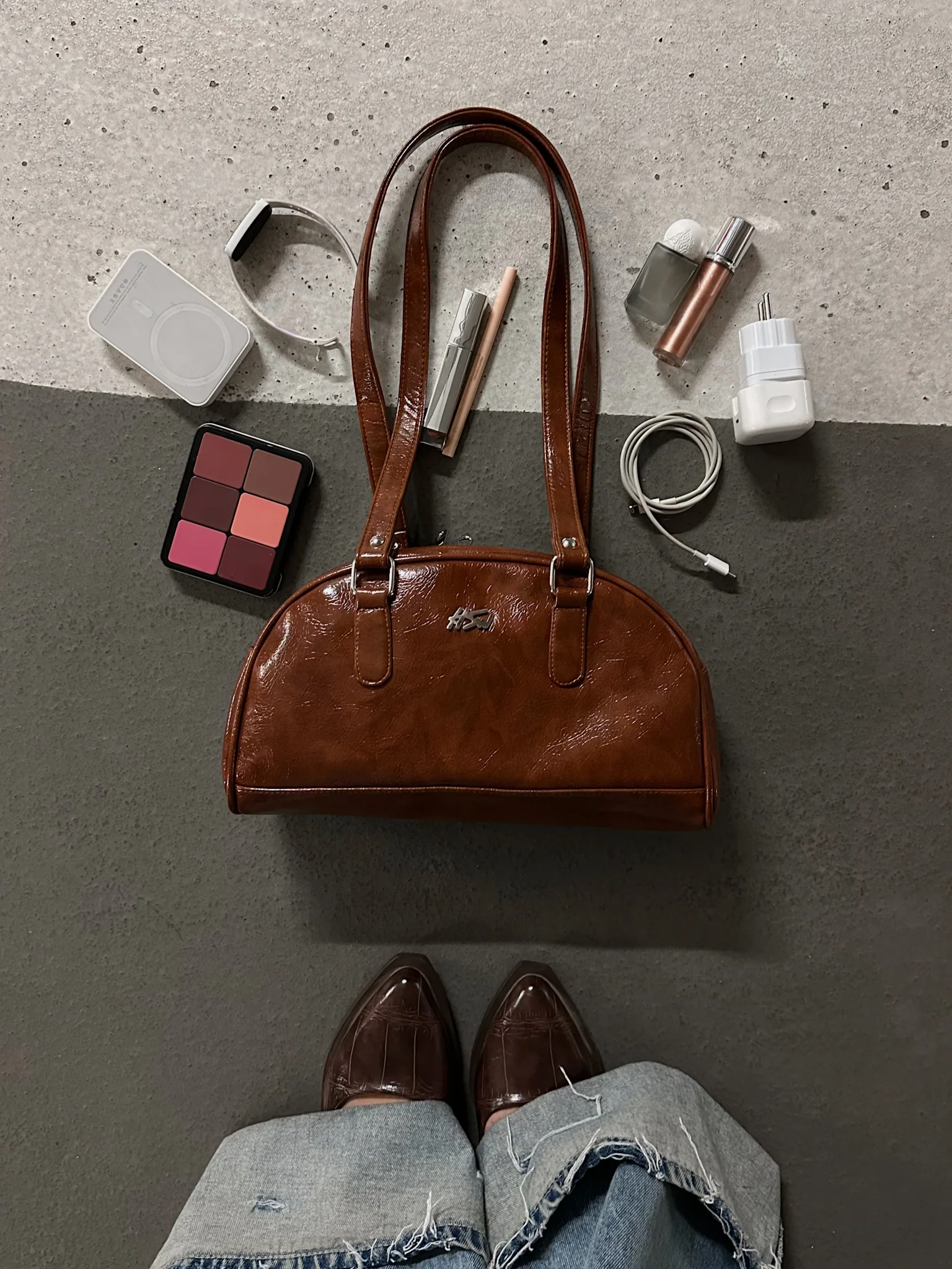 BOWLER BAG CARAMEL