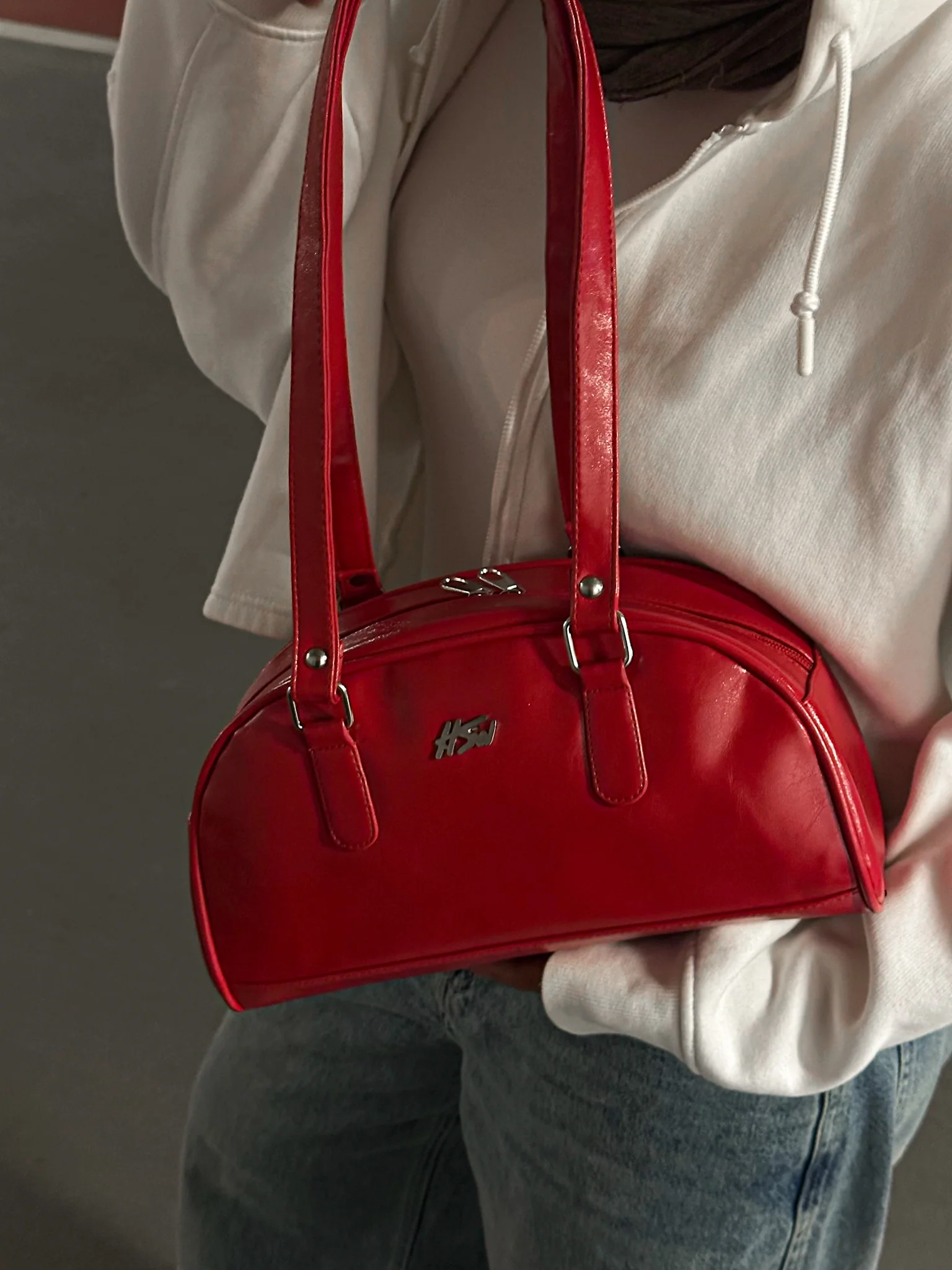 BOWLER BAG RED - Image 2