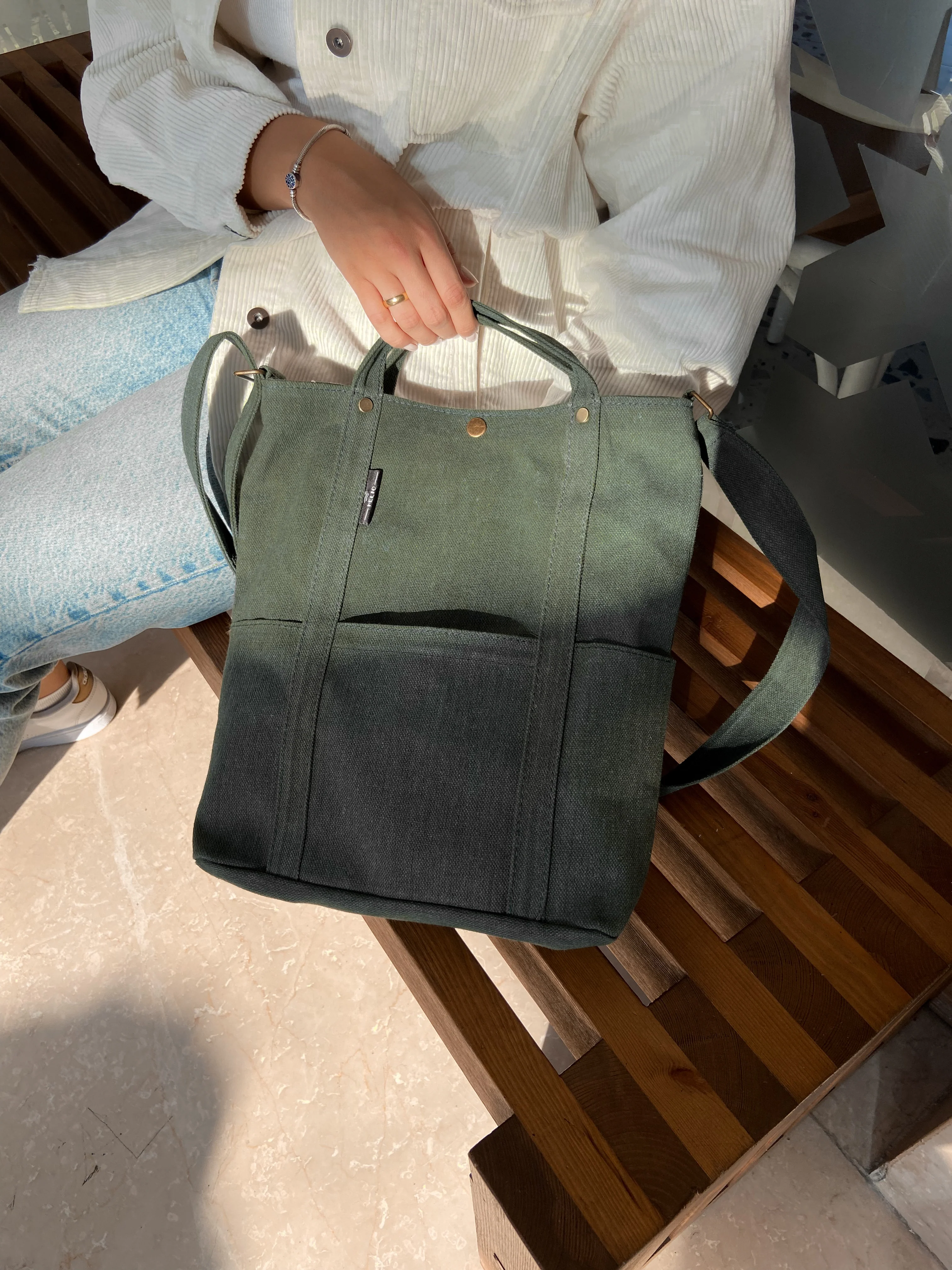 CROSS BAG OLIVE - Image 2