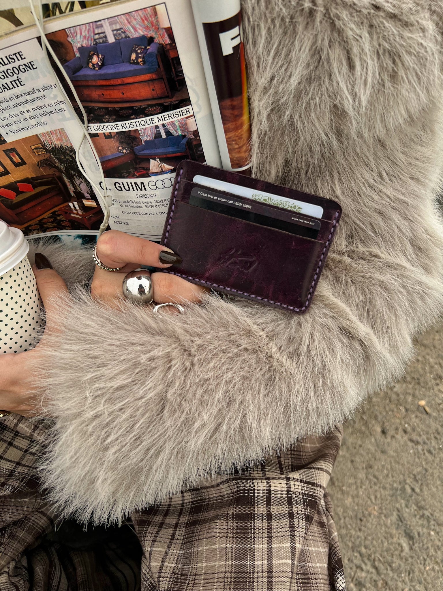 GRAPE SKIN CARDHOLDER - Image 2