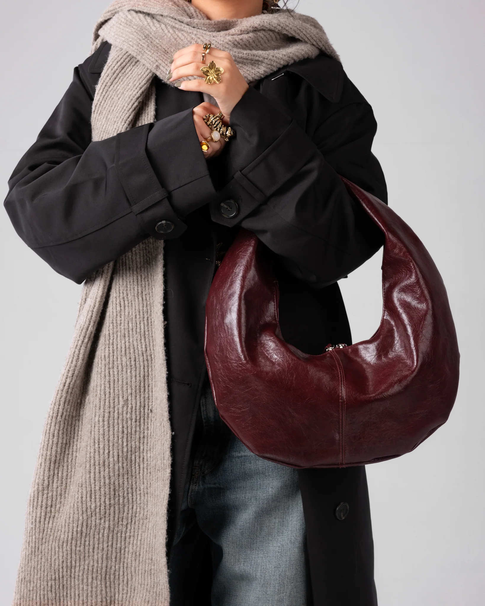 HALO BAG BURGUNDY - Image 4