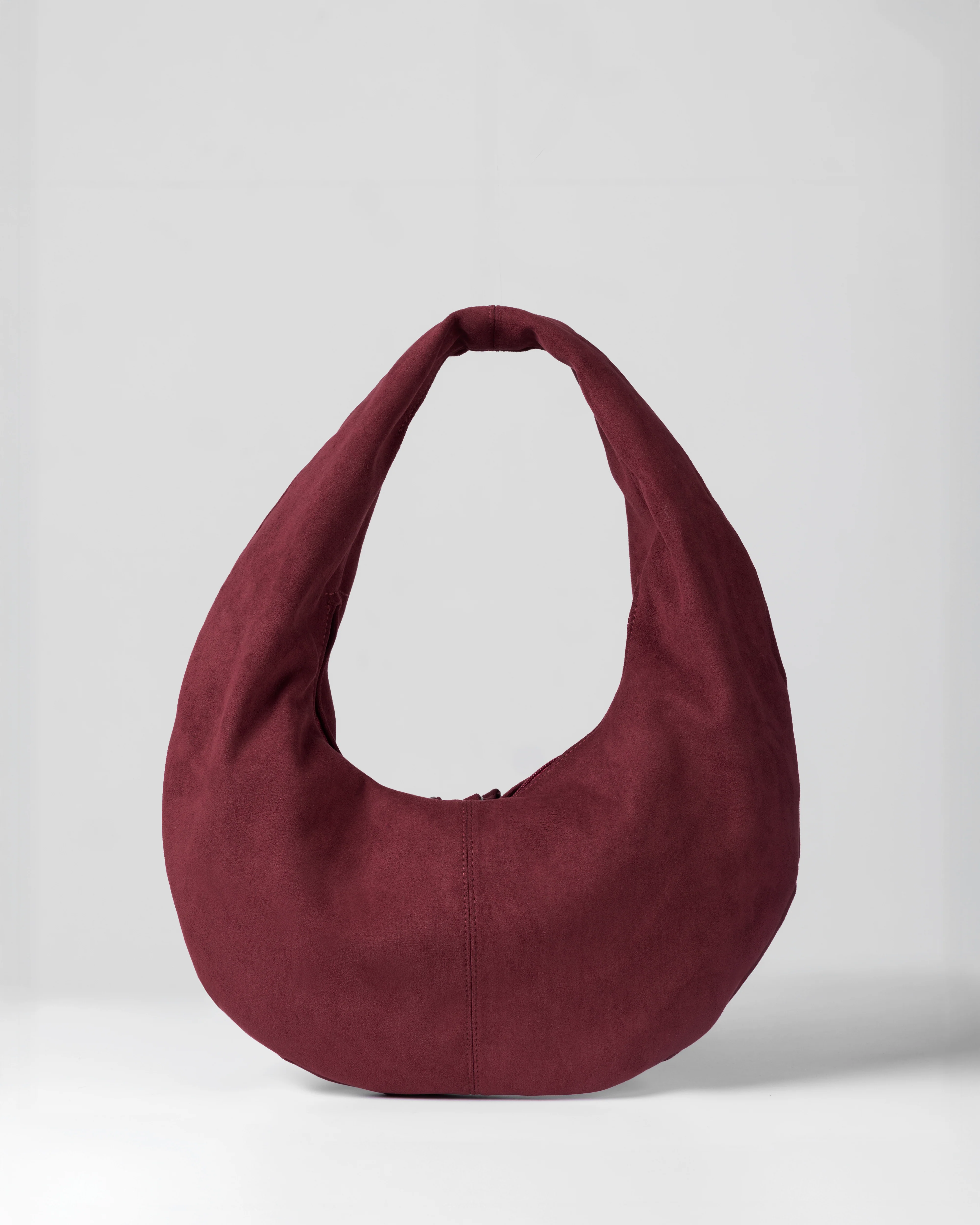 HALO SUEDE BAG BURGUNDY - Image 2