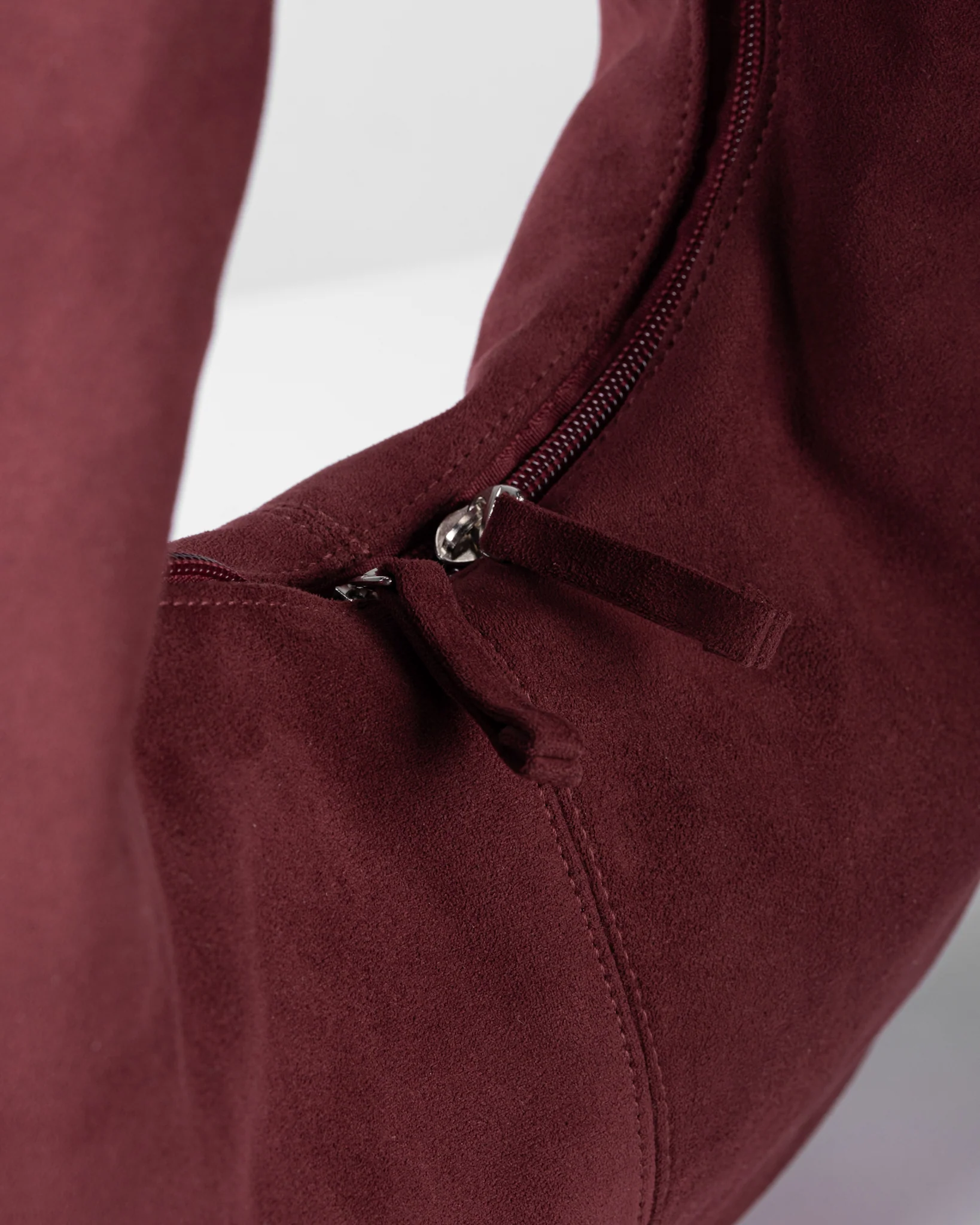 HALO SUEDE BAG BURGUNDY - Image 7