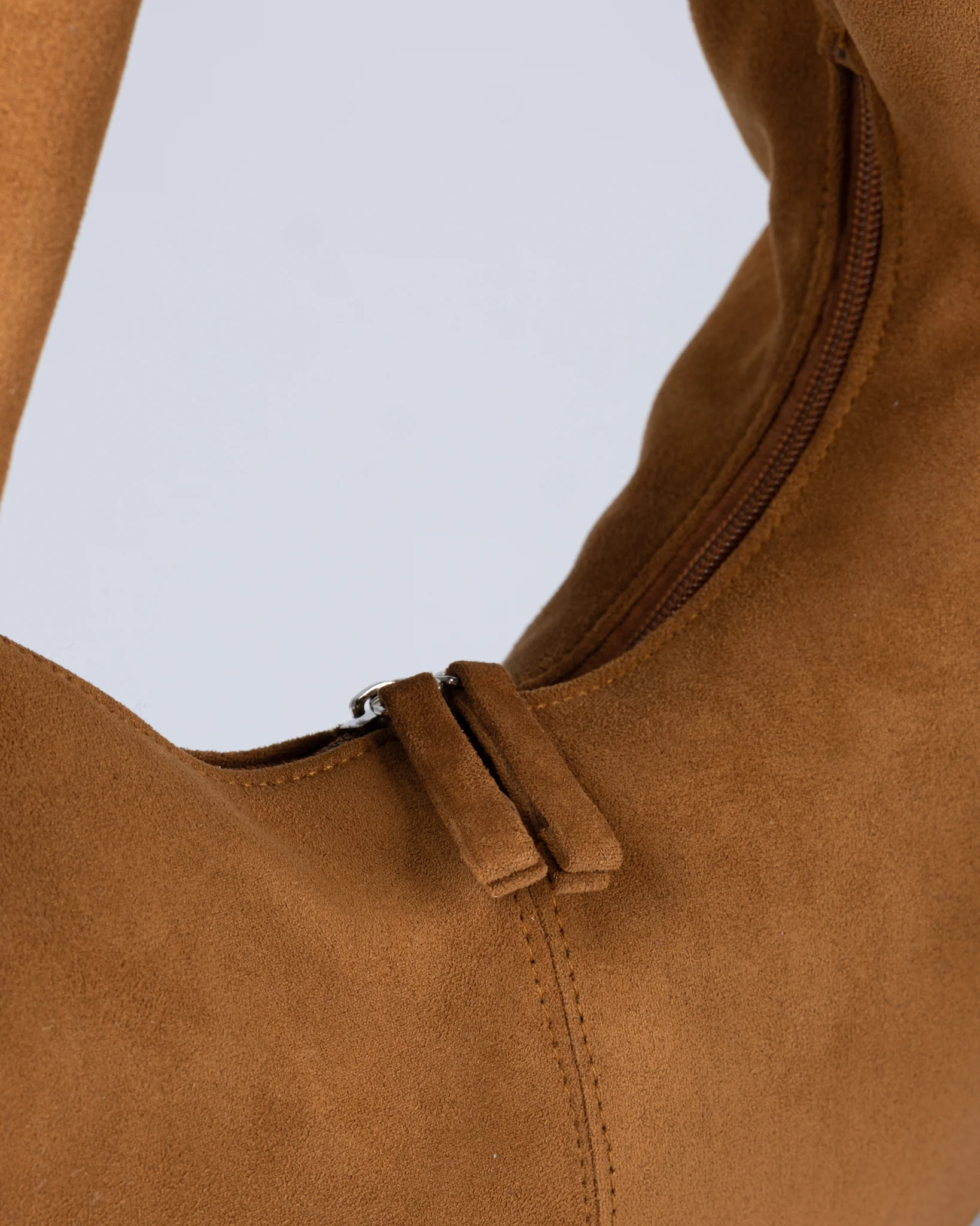 HALO SUEDE BAG CAMEL - Image 2