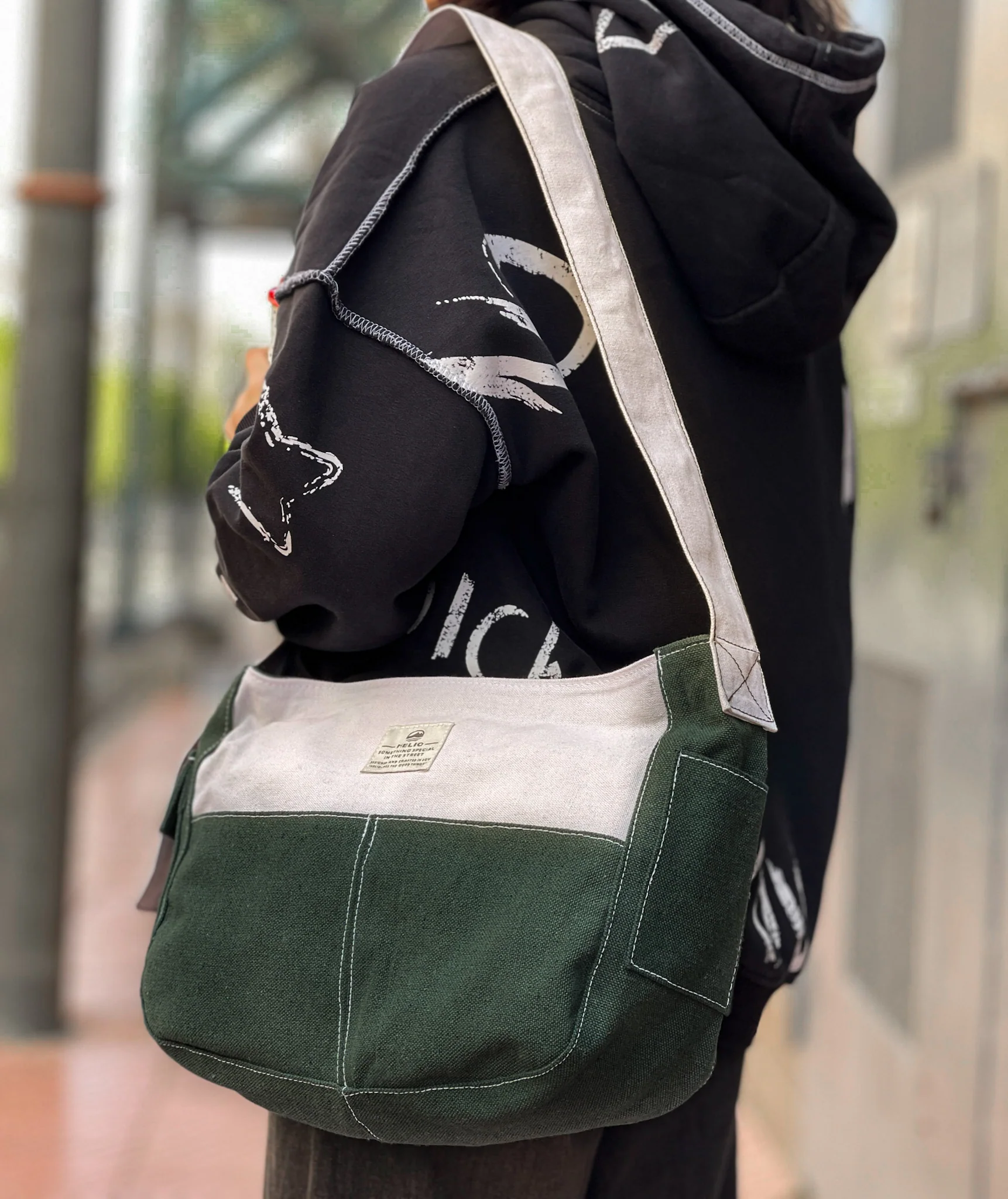 HELIO & STITCH GREEN X OFFWHITE - Image 2