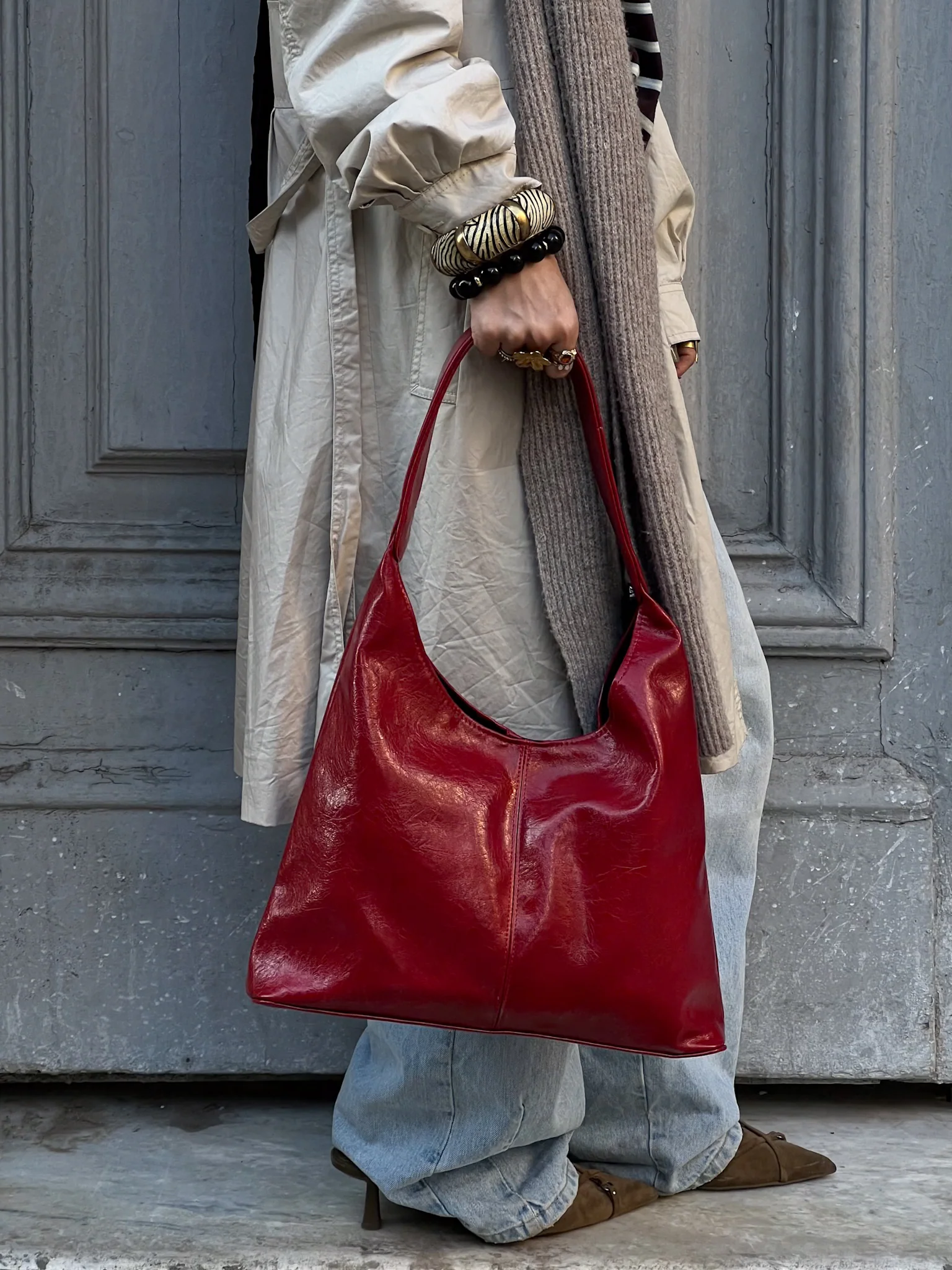 HOBO BAG BLOODY RED - Image 4