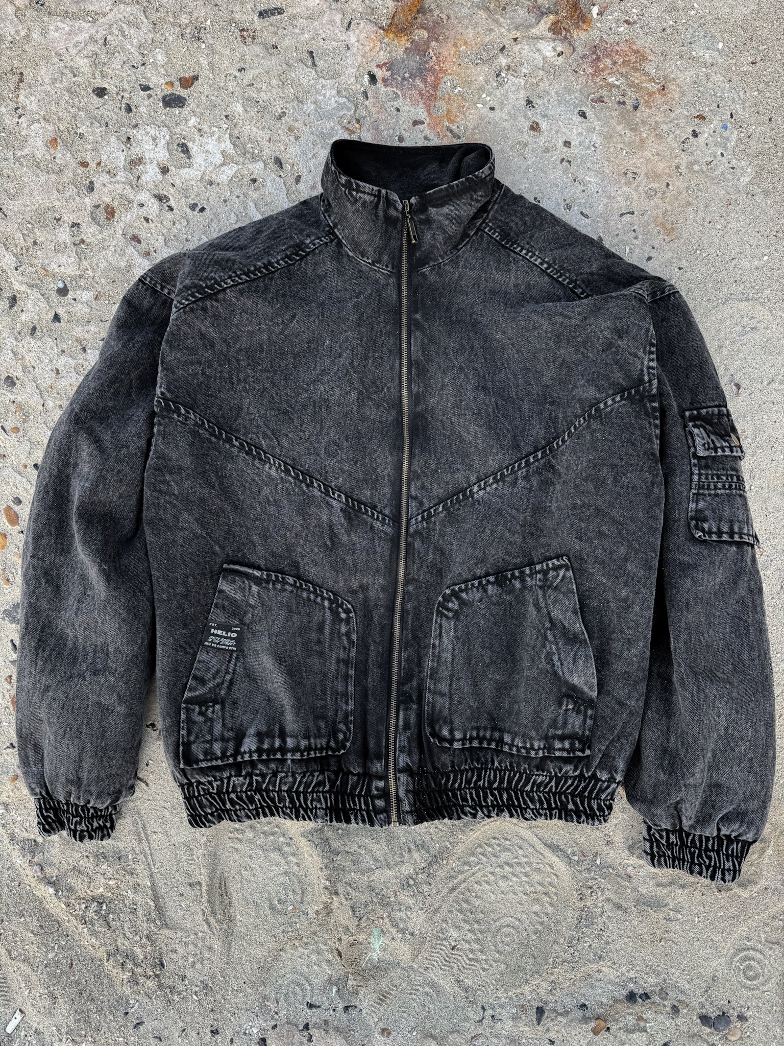 HSW DENIM JACKET BLACK - Image 5