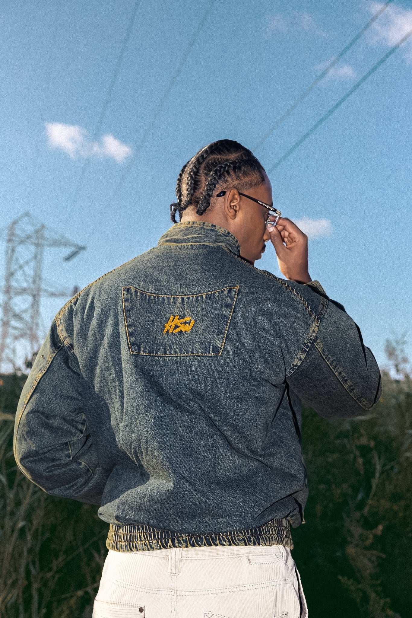 HSW DENIM JACKET BLUE - Image 2