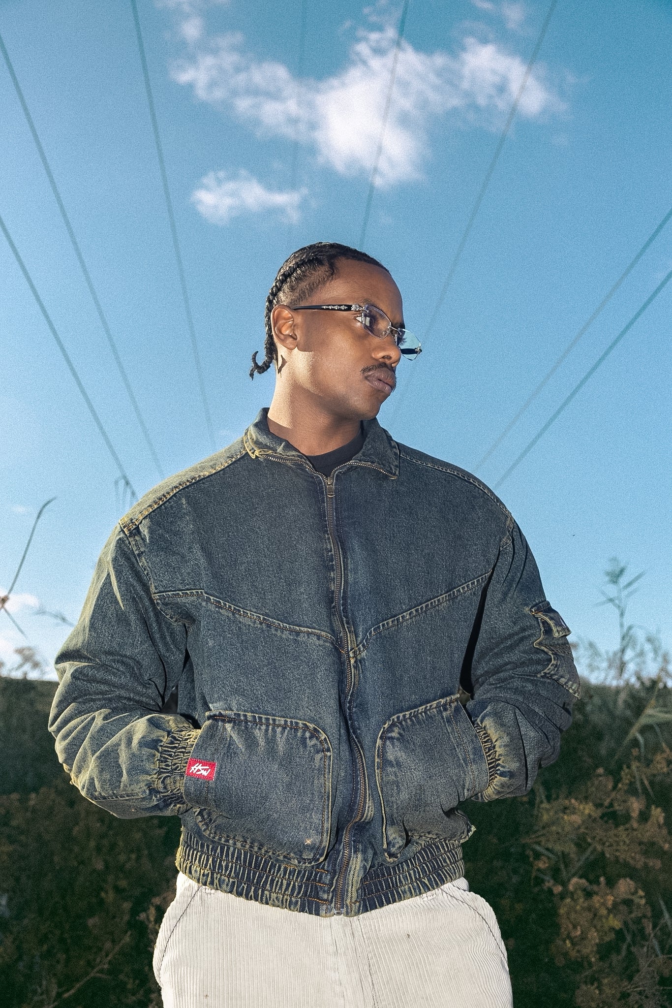 HSW DENIM JACKET BLUE - Image 4