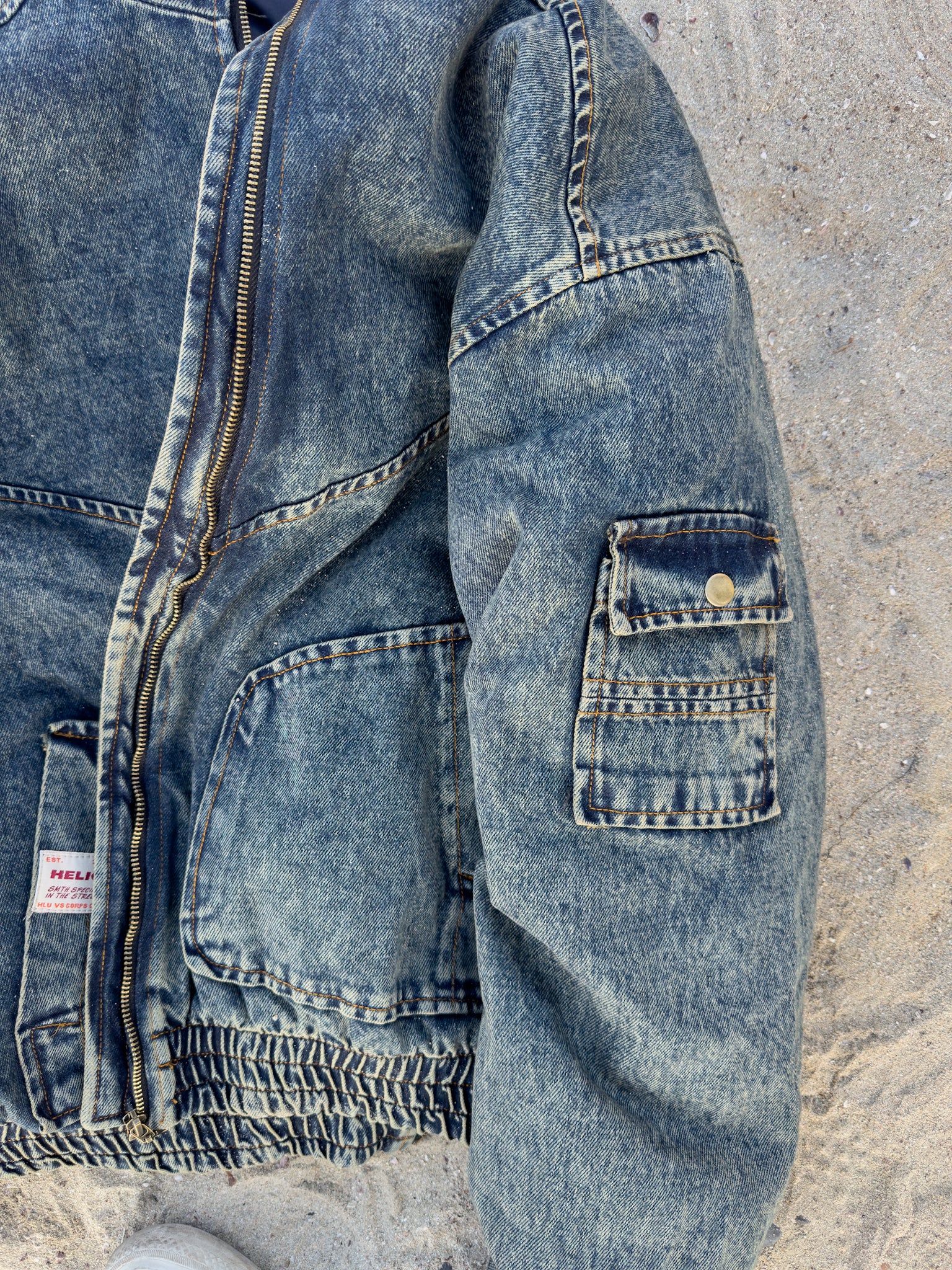 HSW DENIM JACKET BLUE - Image 7