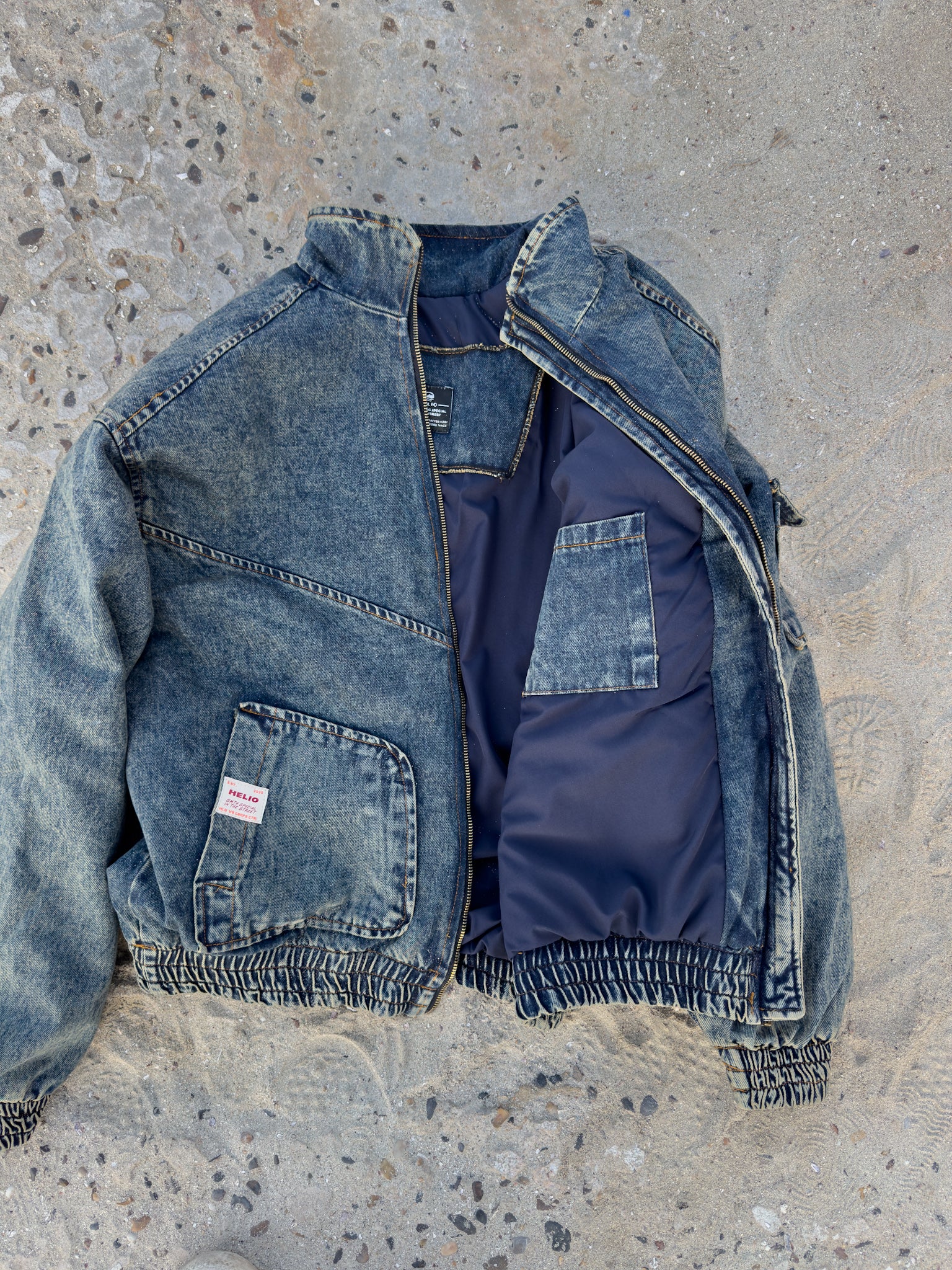 HSW DENIM JACKET BLUE - Image 8