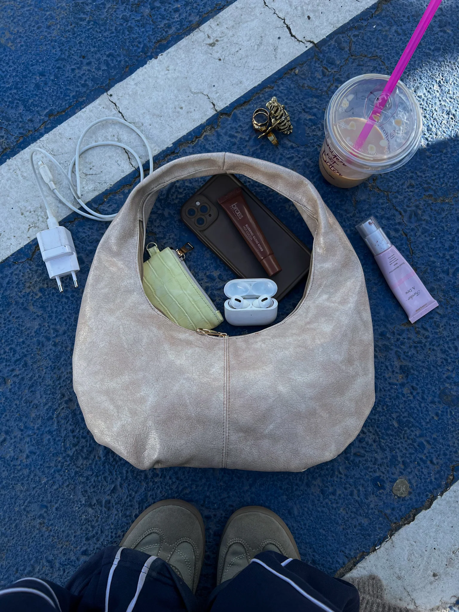 MICRO HALO BAG BEIGE
