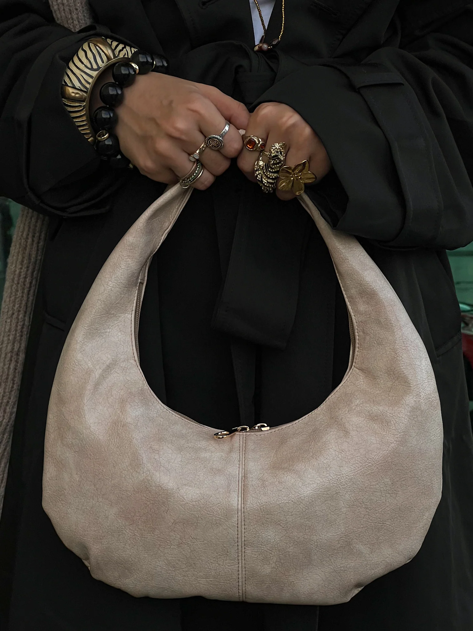 MICRO HALO BAG BEIGE - Image 3
