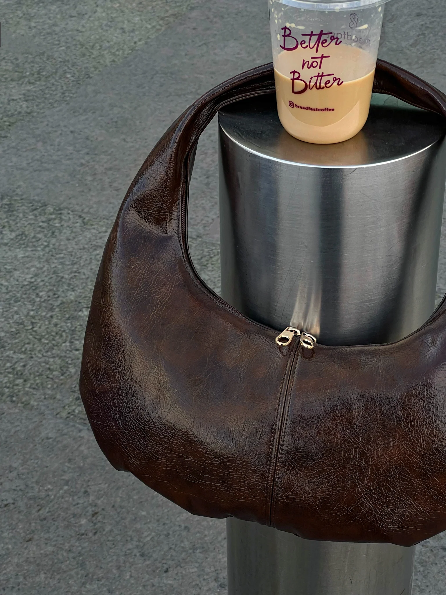 MICRO HALO BAG BROWN - Image 5
