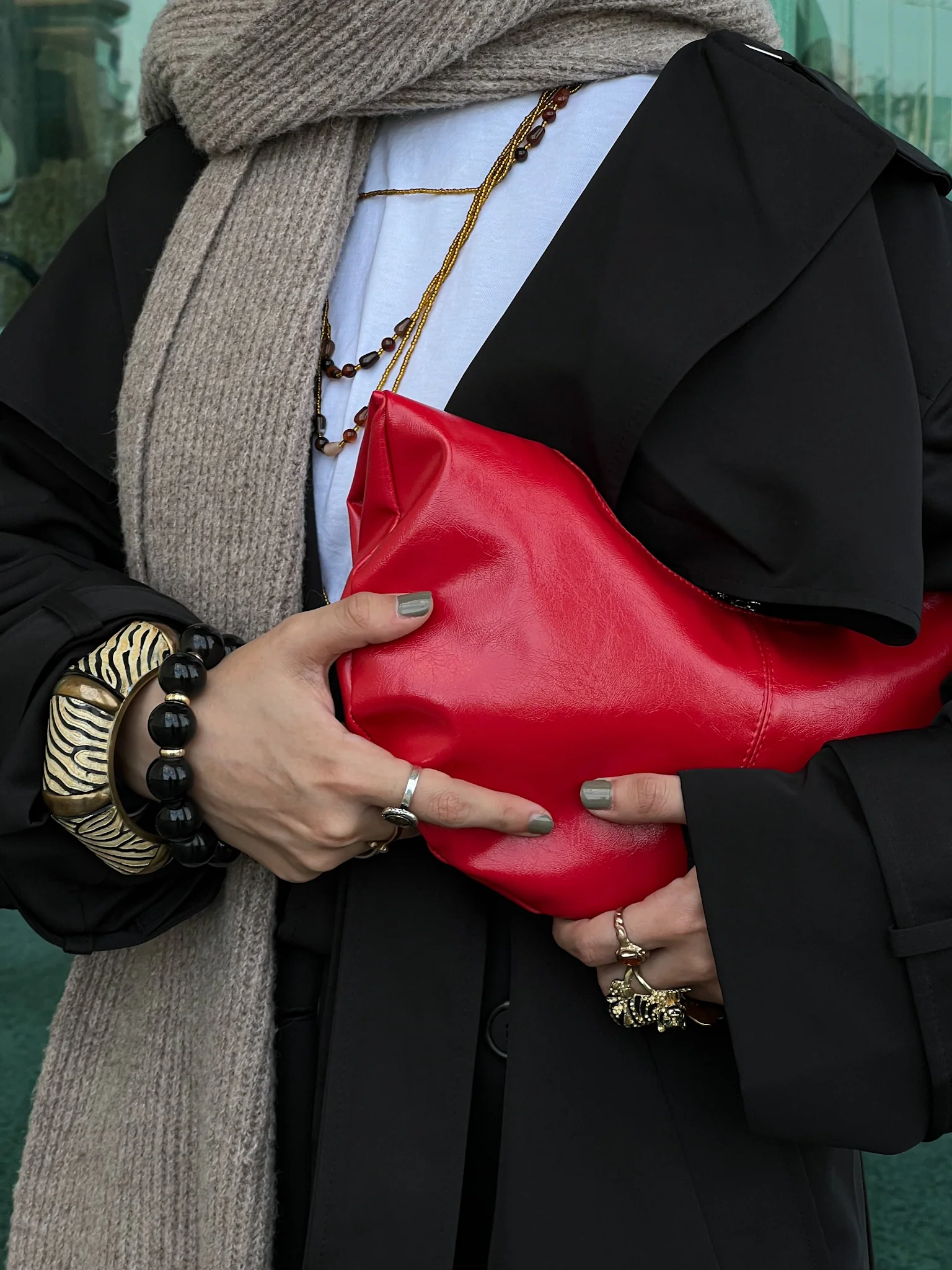 MICRO HALO BAG RED - Image 3