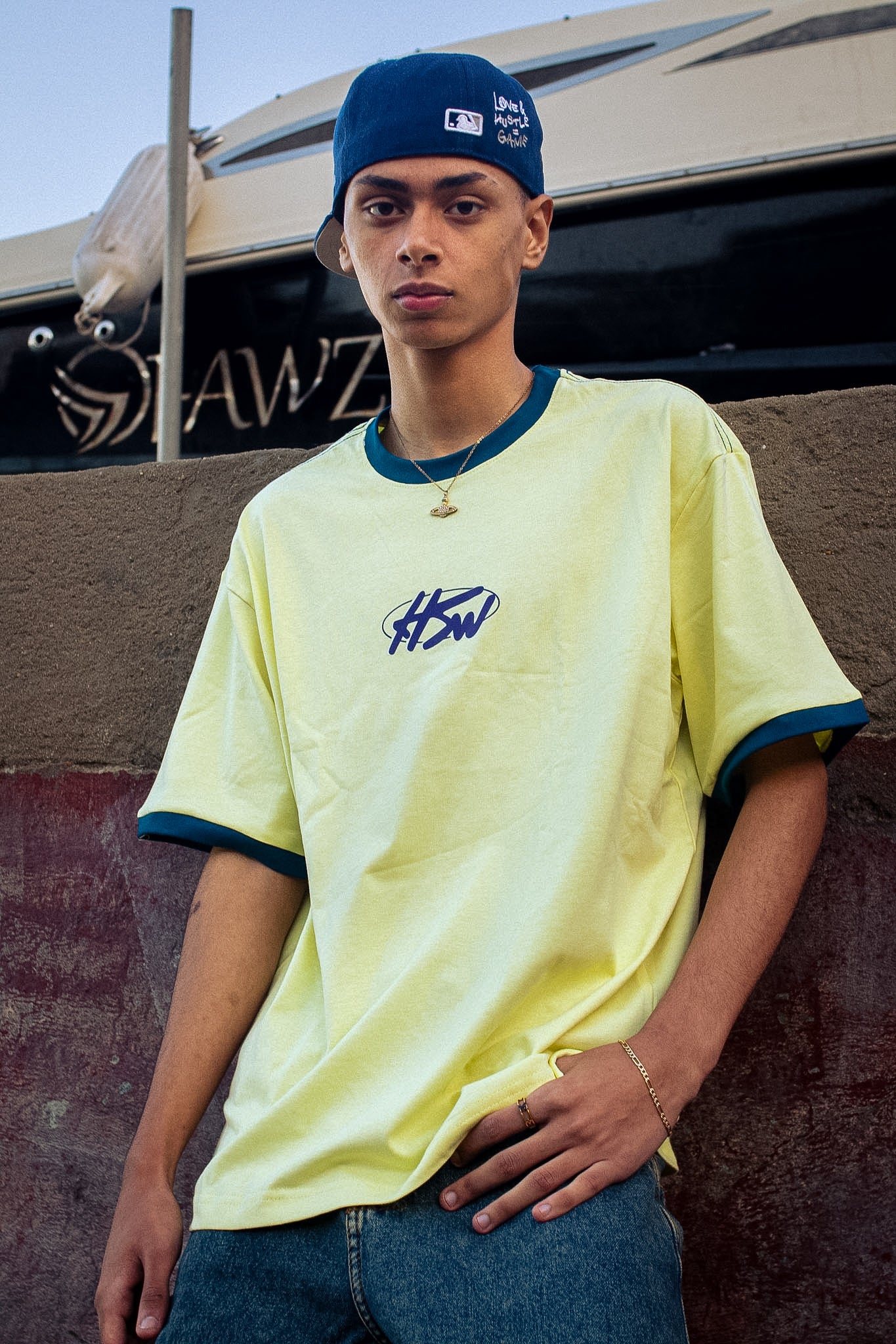 RINGER T-SHIRT YELLOW - Image 3