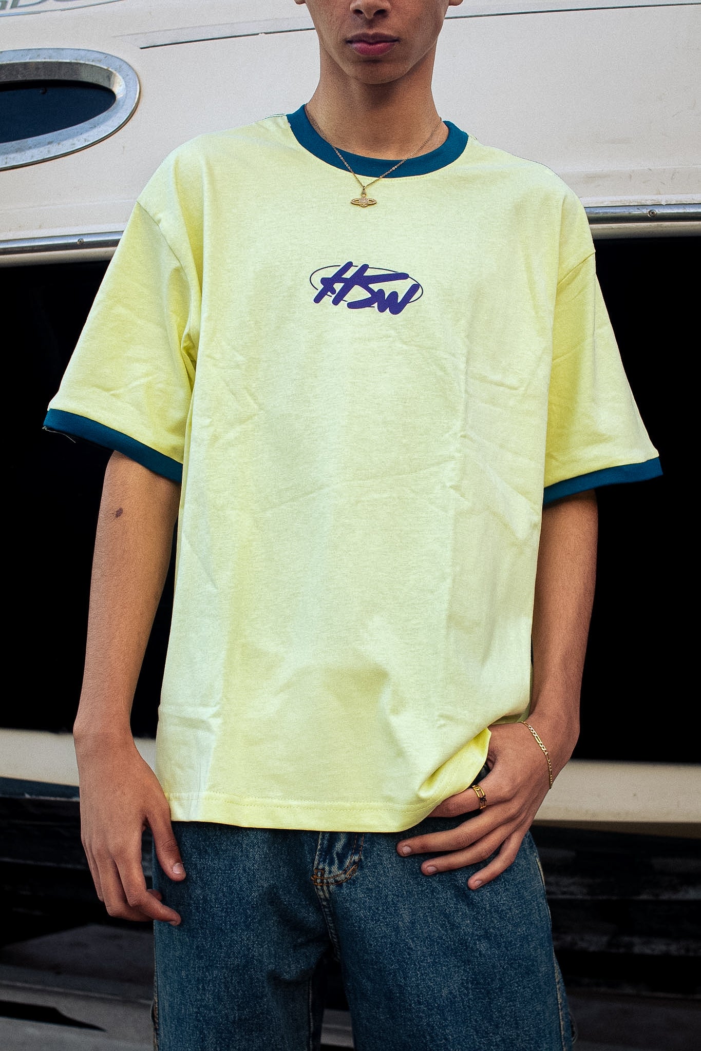 RINGER T-SHIRT YELLOW - Image 4