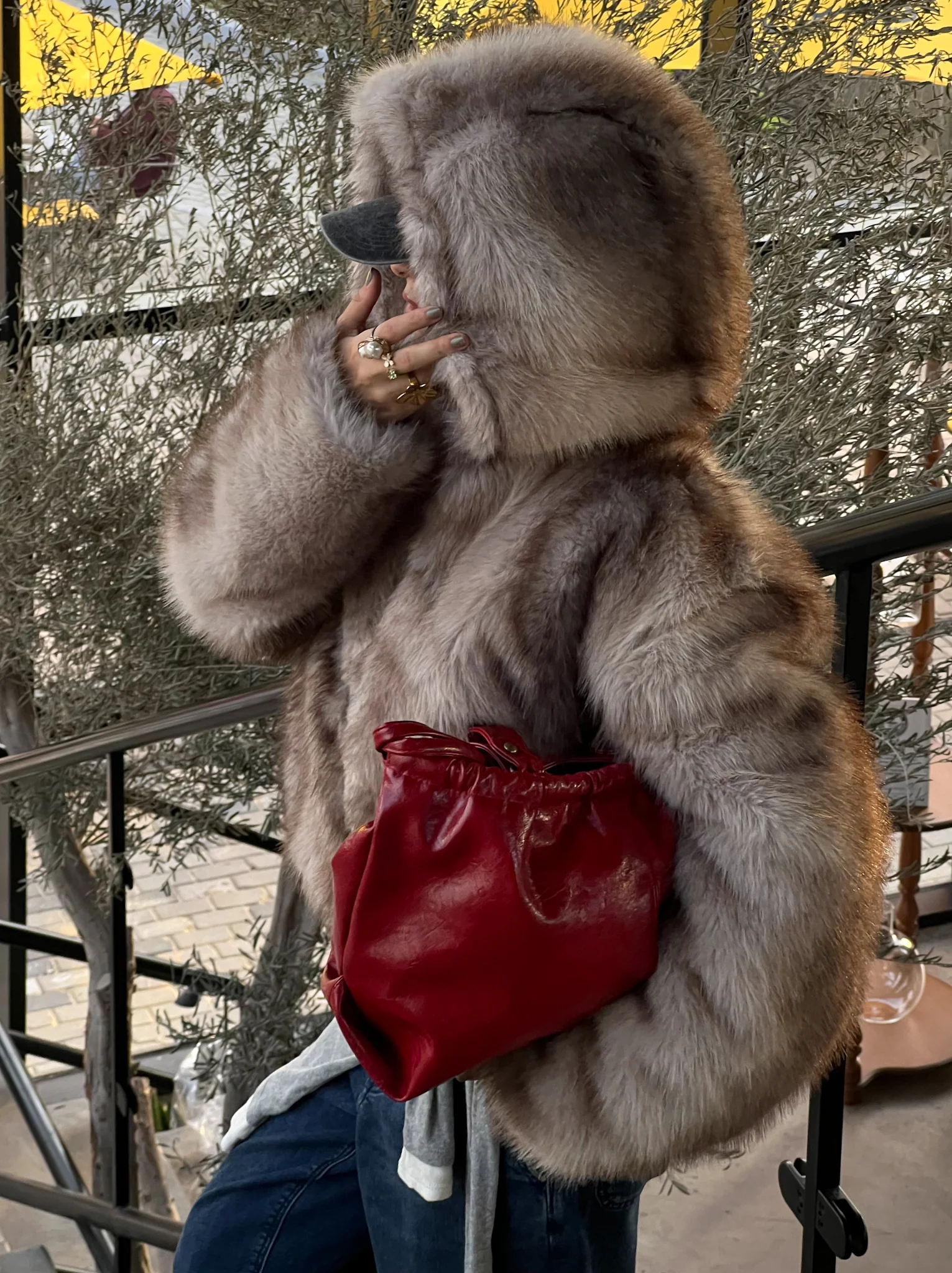 SCRUNCH BAG RETRO RED - Image 5