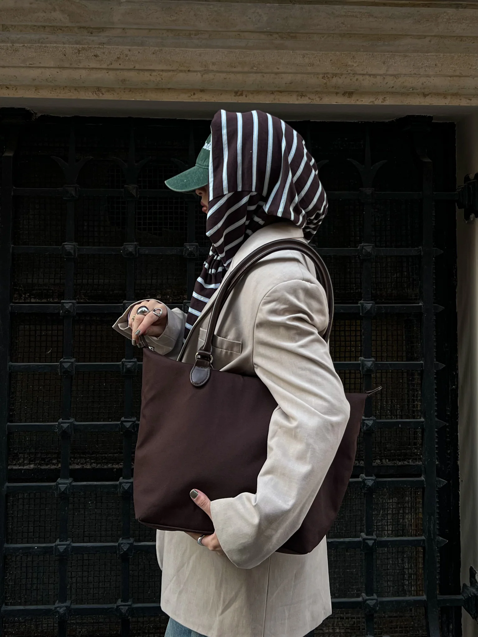 SHOPPER BAG BROWN - Image 2