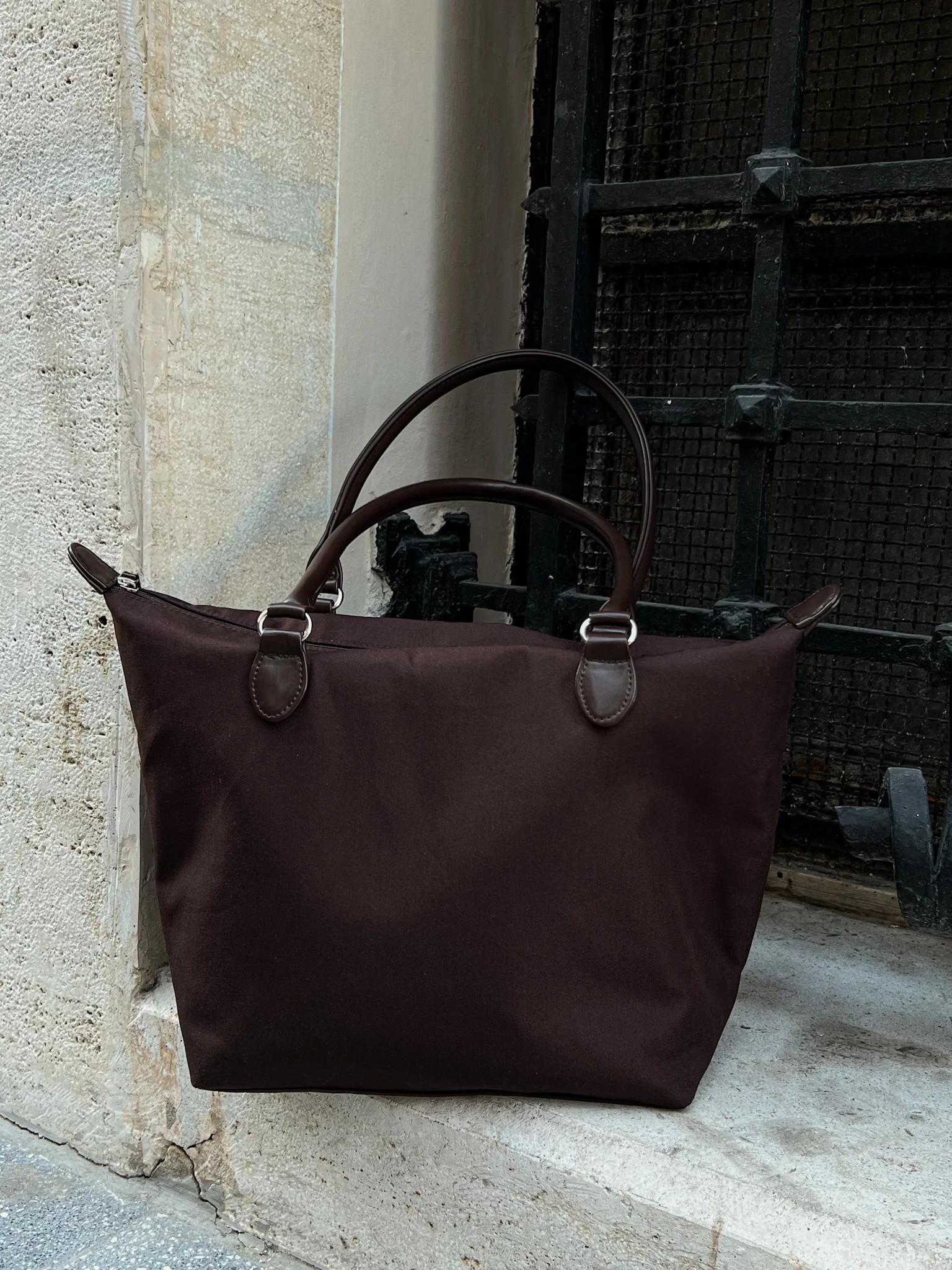 SHOPPER BAG BROWN - Image 3