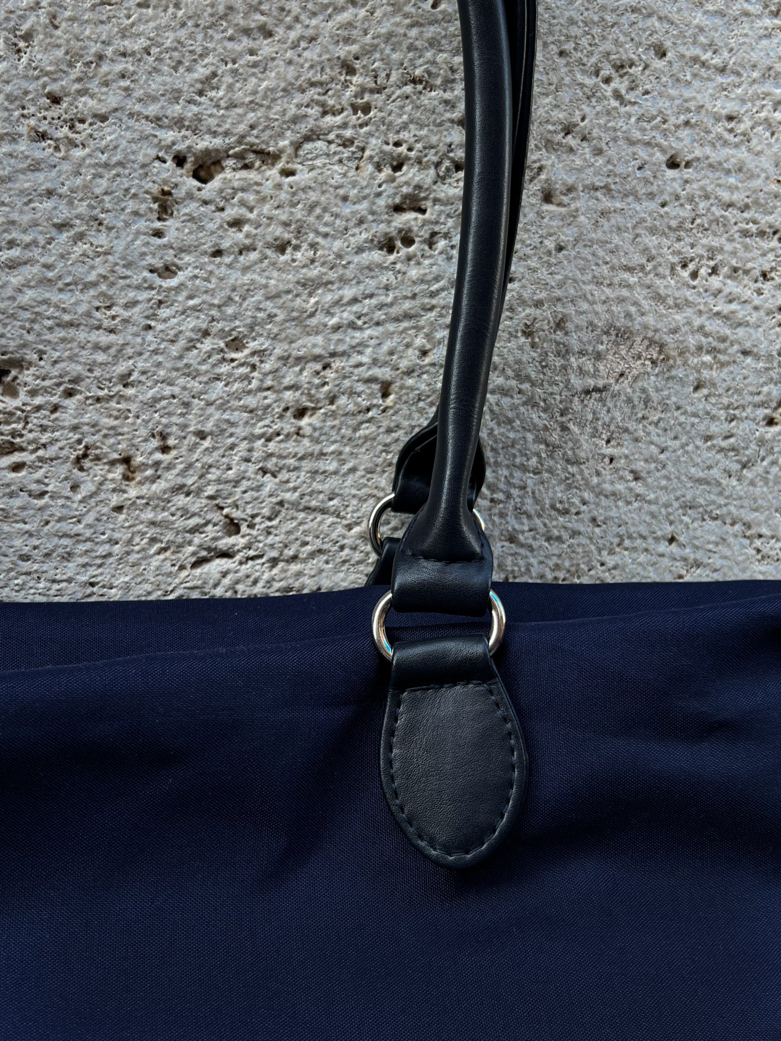 SHOPPER BAG NAVY BLUE - Image 4