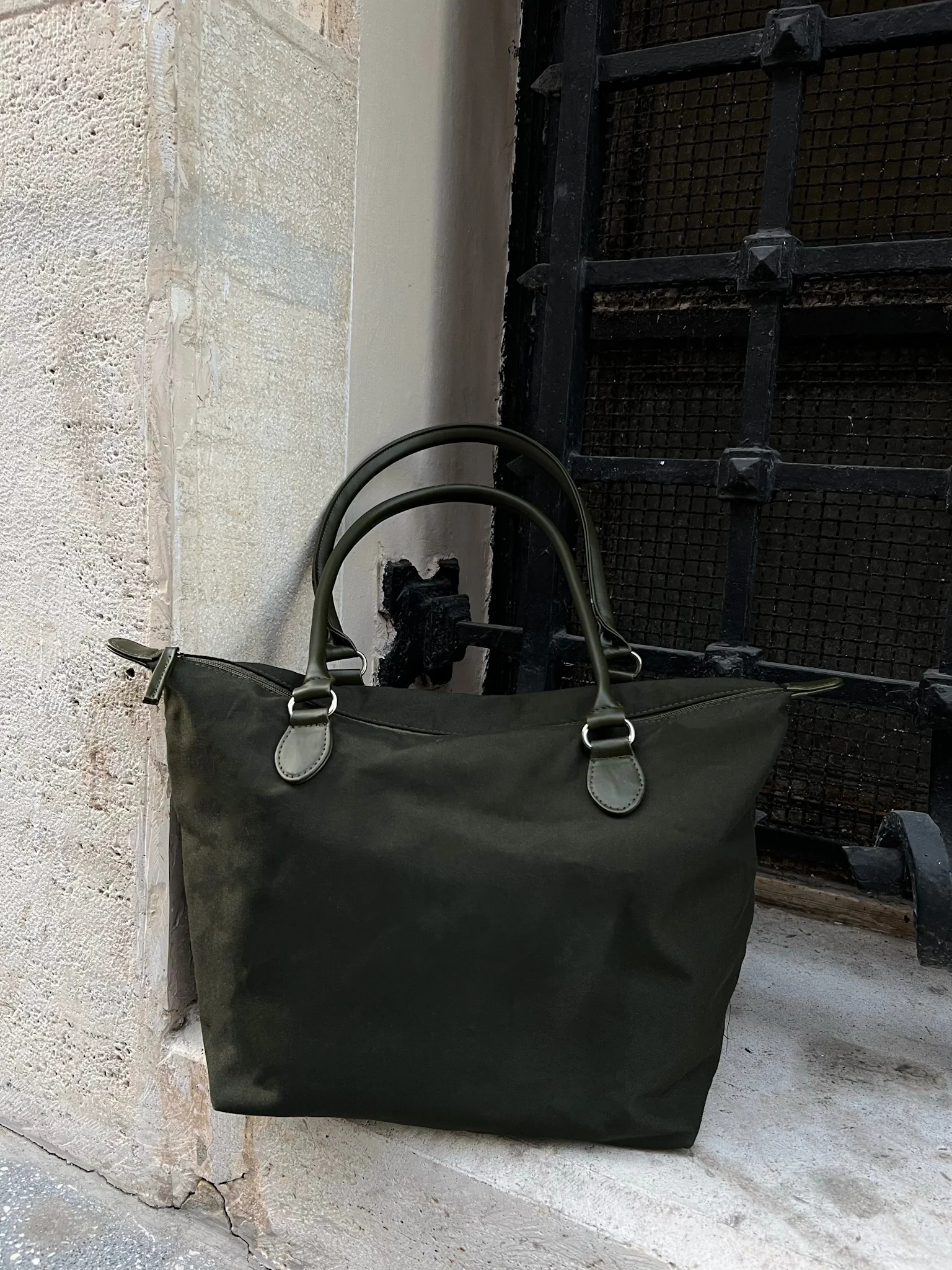 SHOPPER BAG OLIVE - Image 3