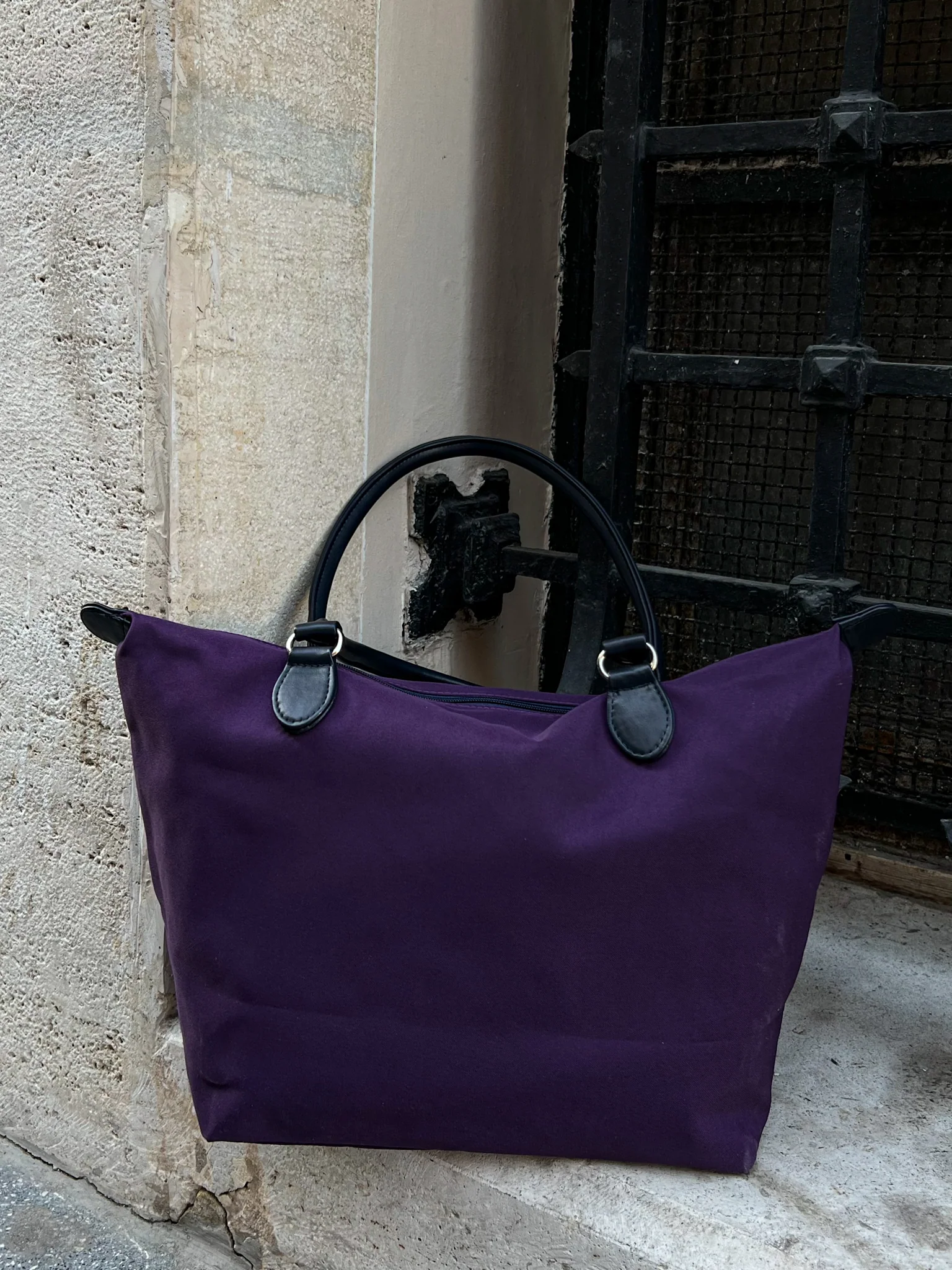 SHOPPER BAG PURPLE - Image 3