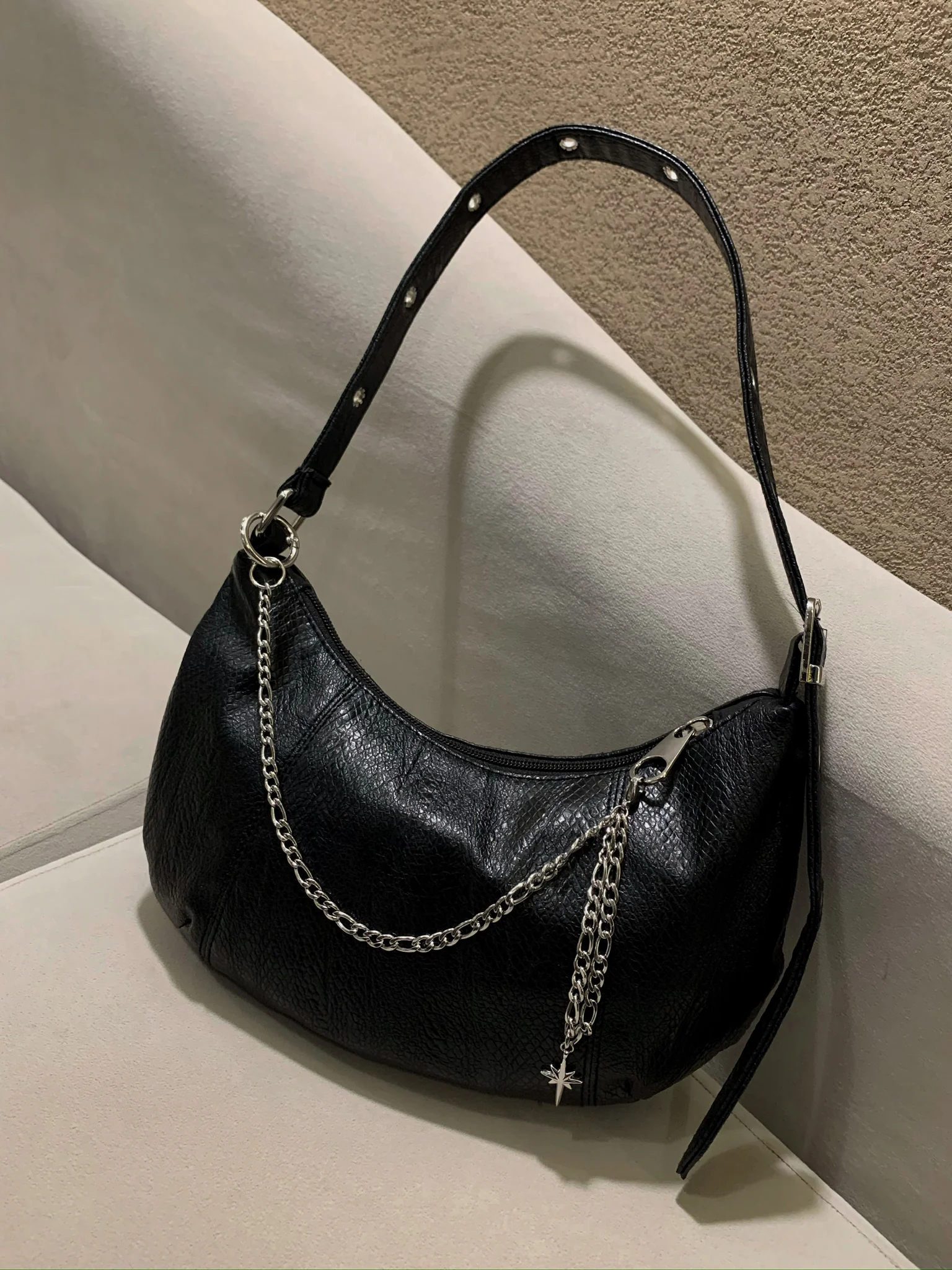 STAR LINK SILVER BAG-CHAIN - Image 4