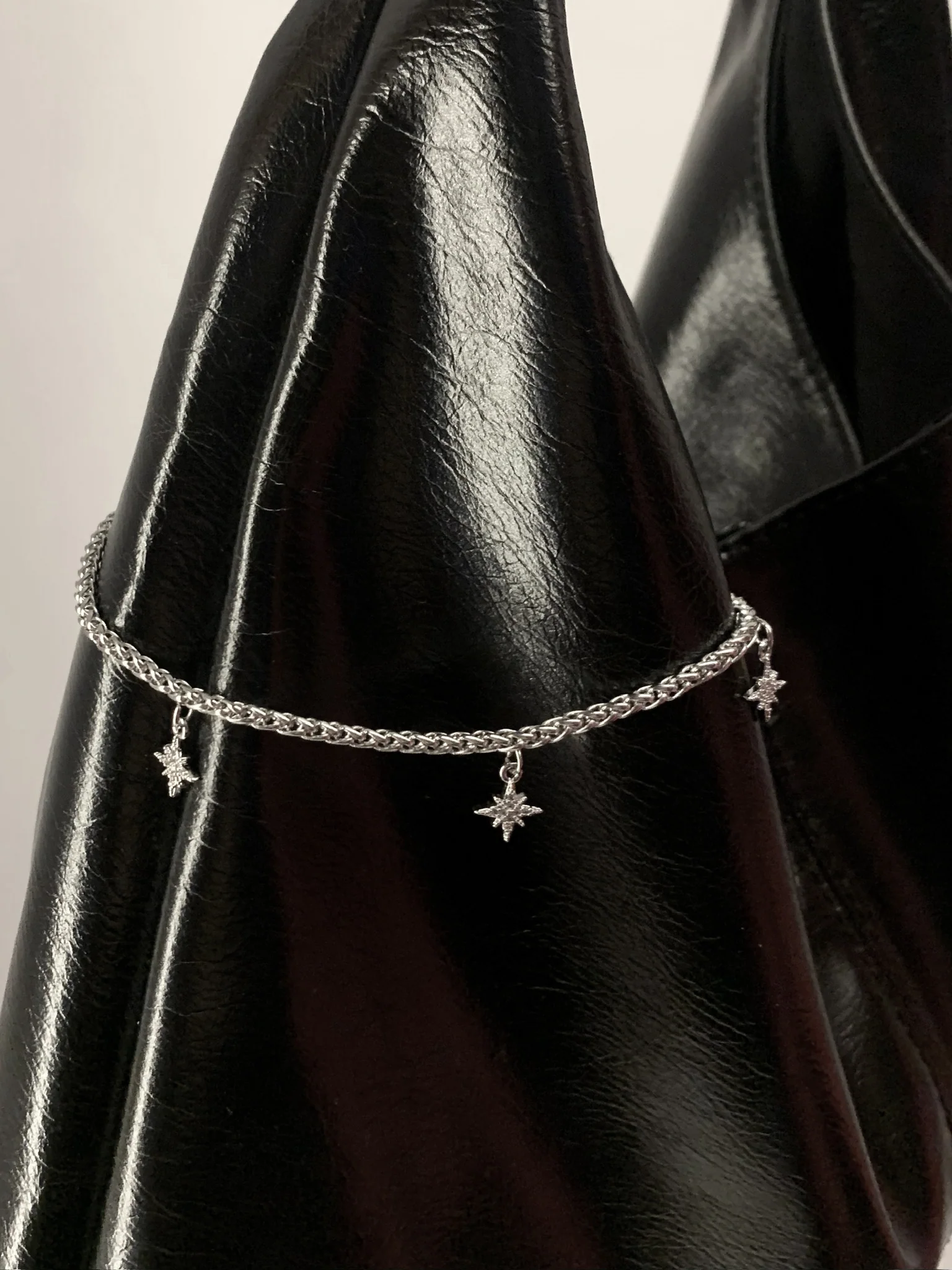 STARRY NIGHT SILVER BAG-CHAIN
