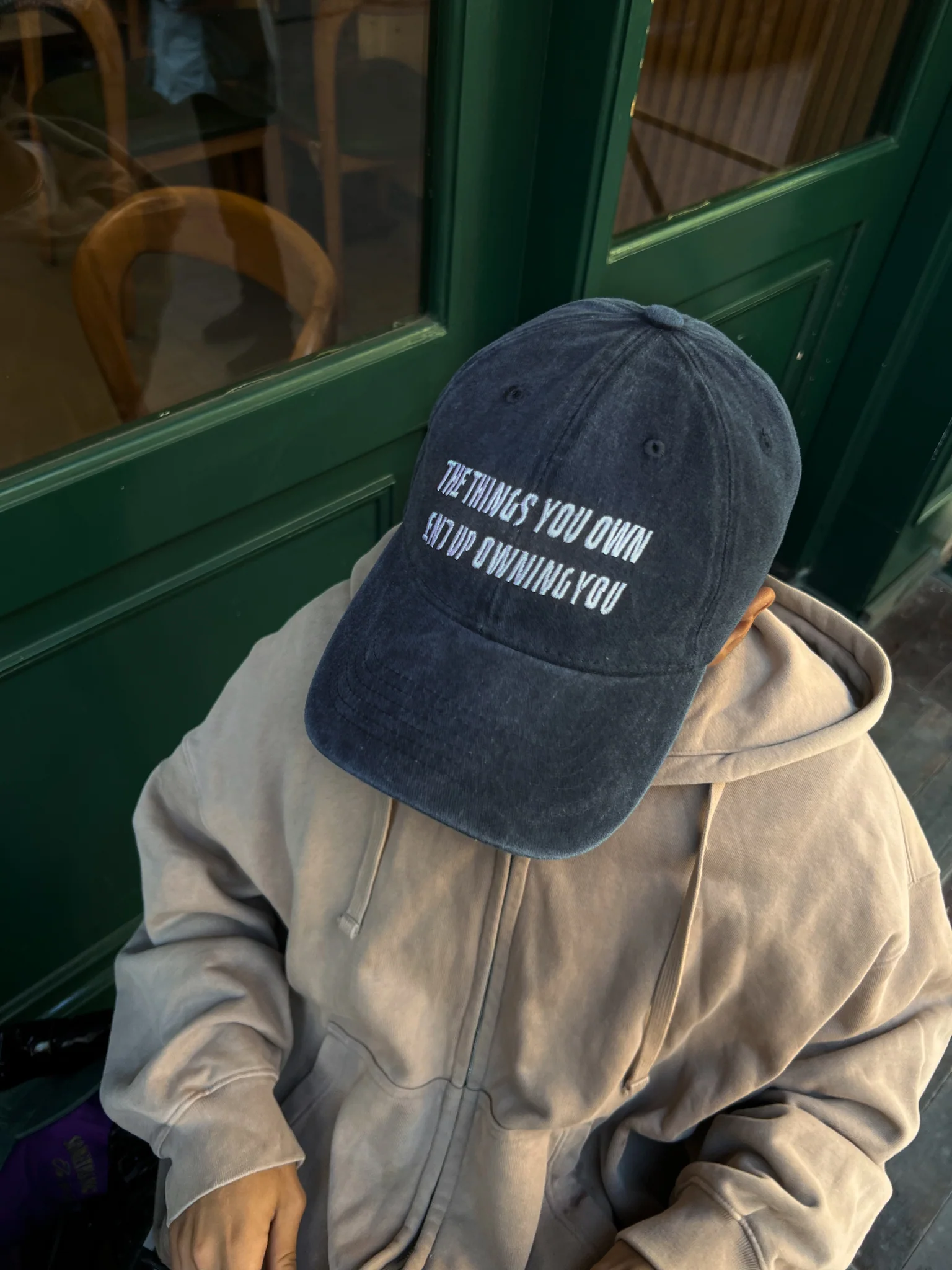 THE THINGS YOU OWN WASHED CAP - Image 3