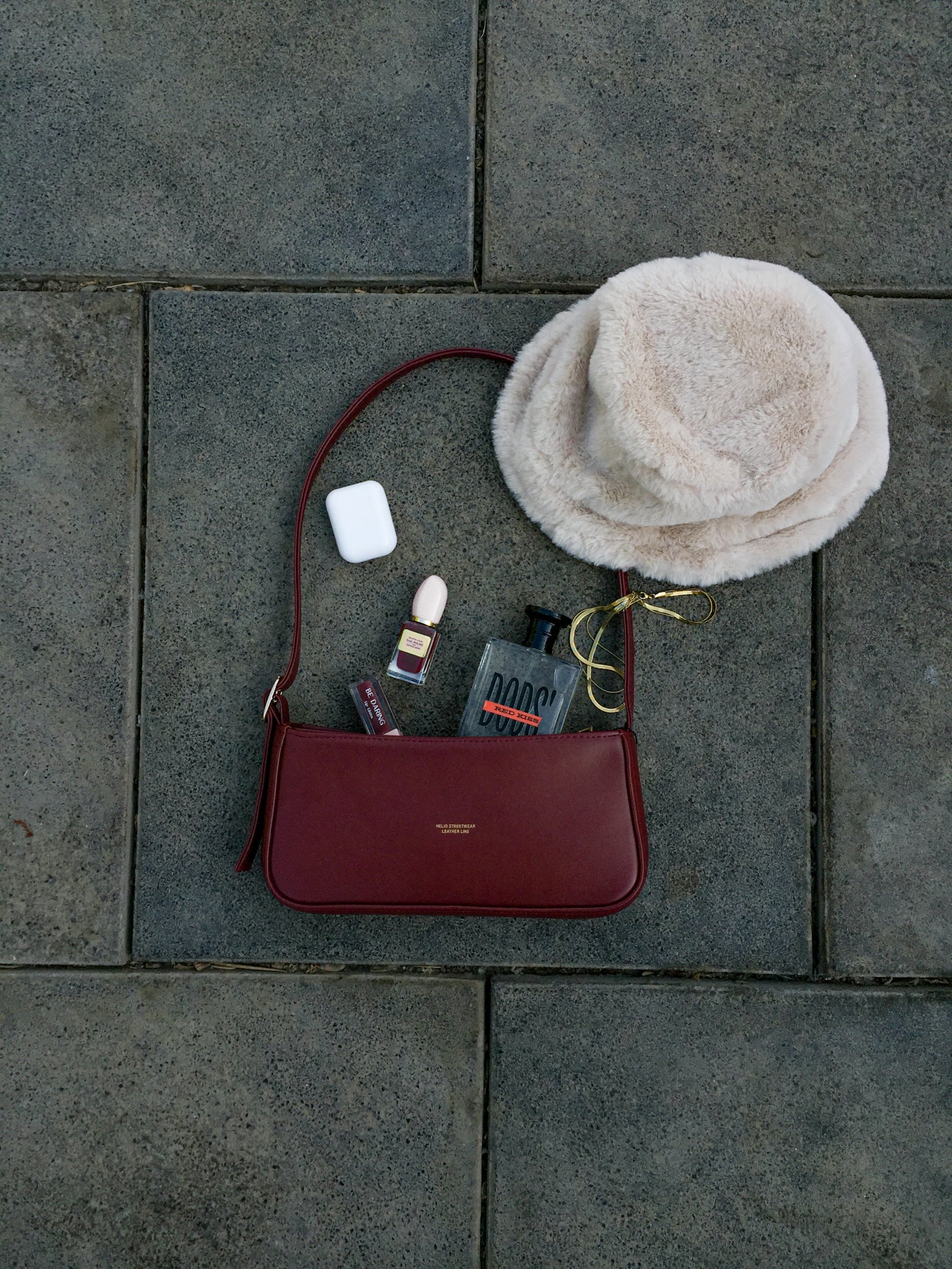 TOKEN BAG BURGUNDY