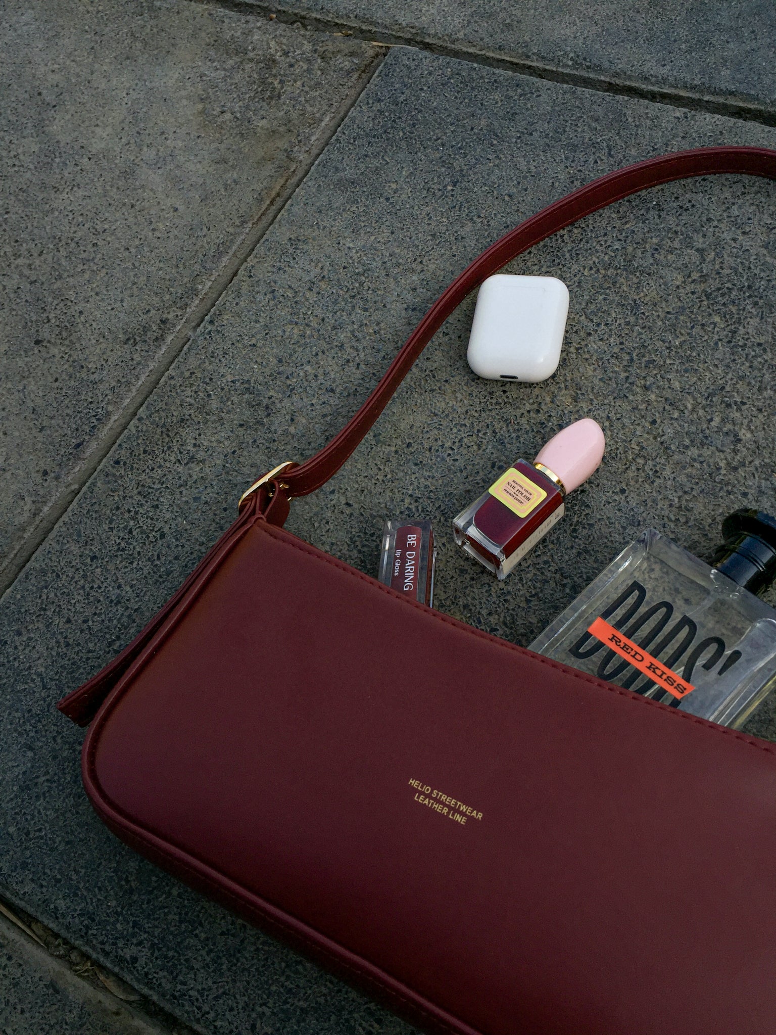 TOKEN BAG BURGUNDY - Image 2