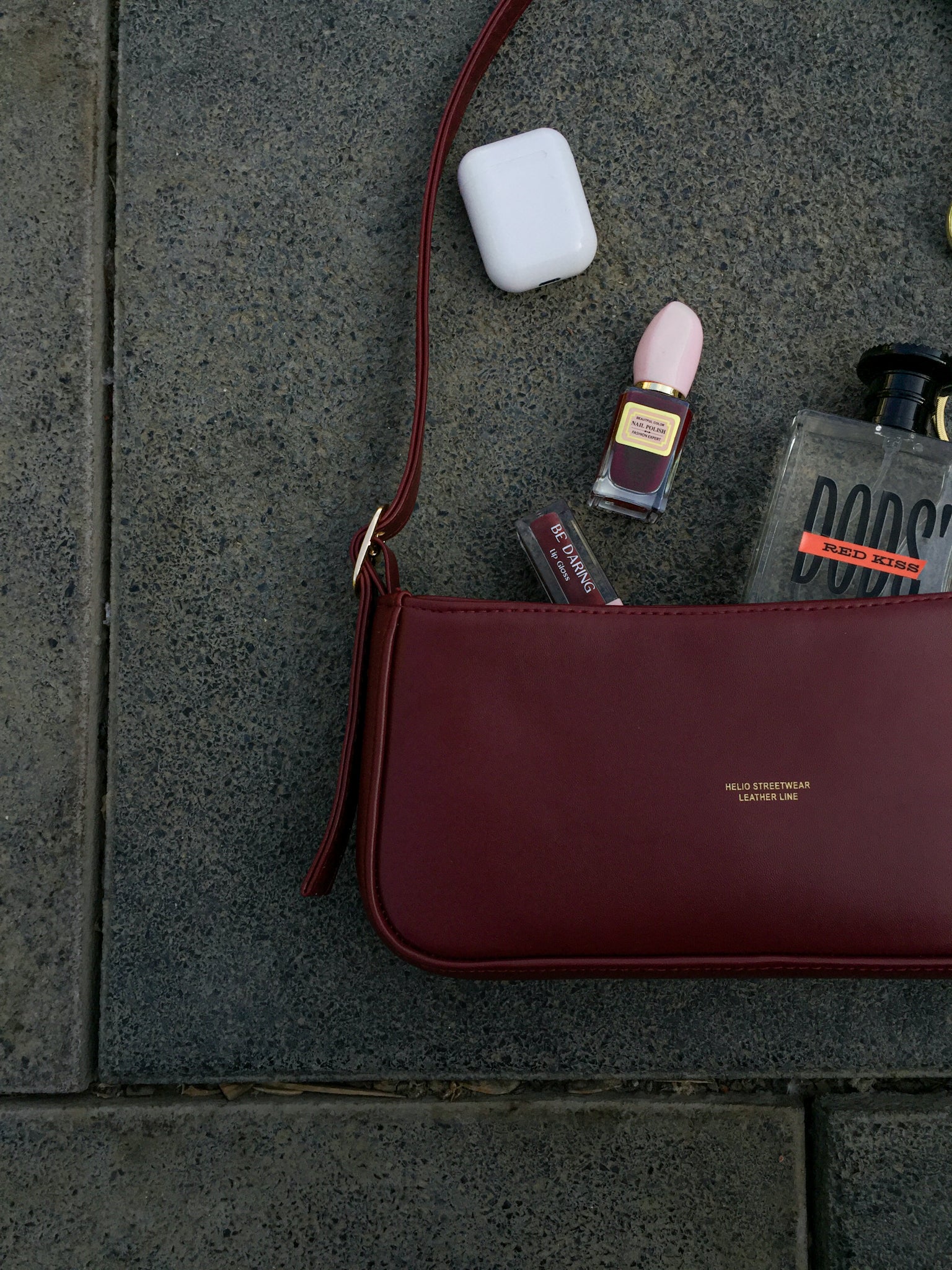 TOKEN BAG BURGUNDY - Image 3
