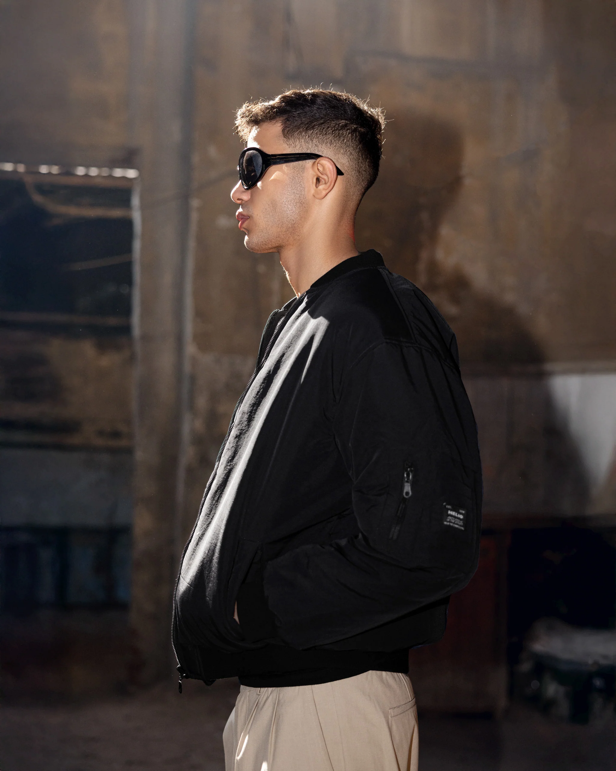 WATERPROOF PUFFER JACKET BLACK - Image 2
