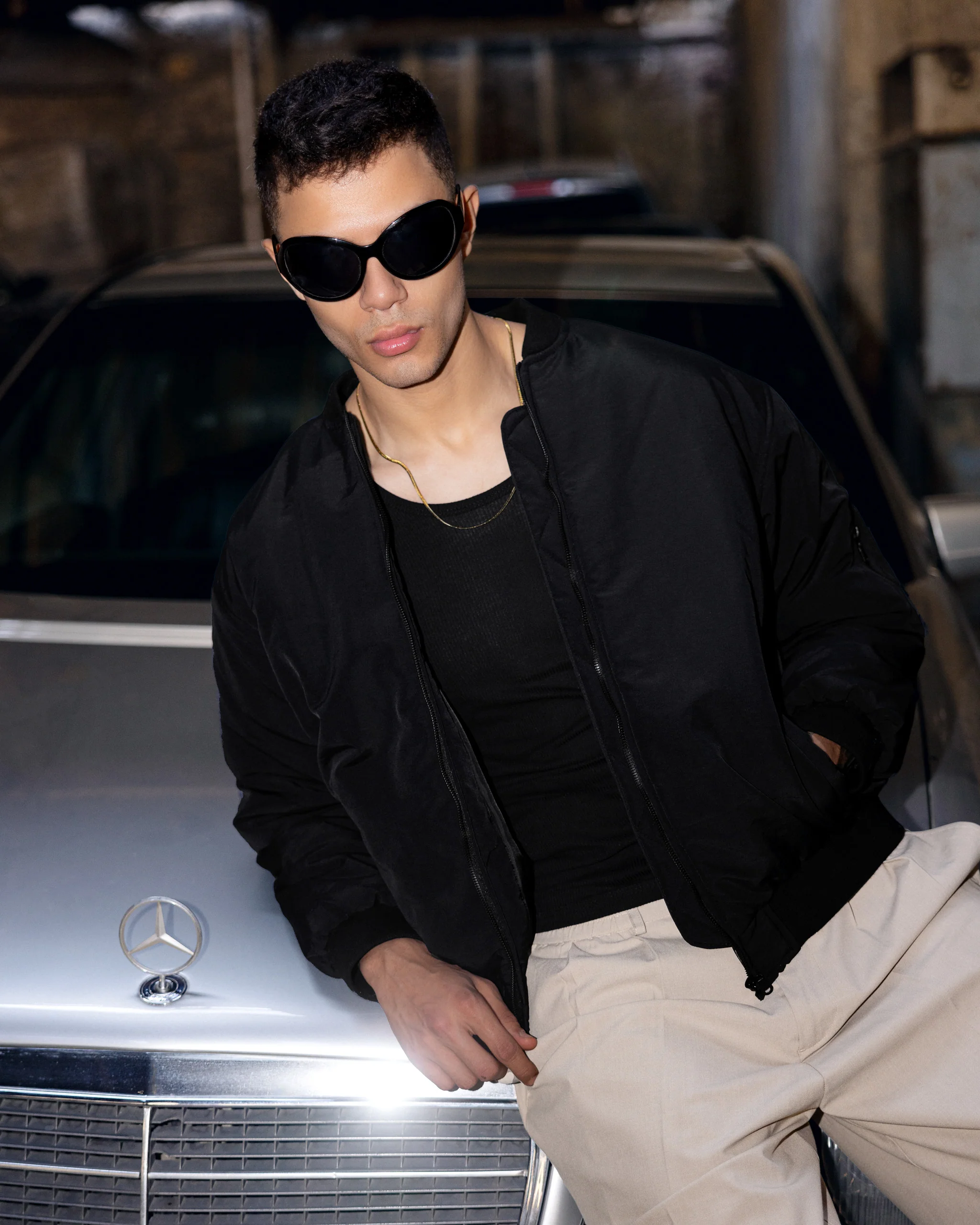 WATERPROOF PUFFER JACKET BLACK - Image 3